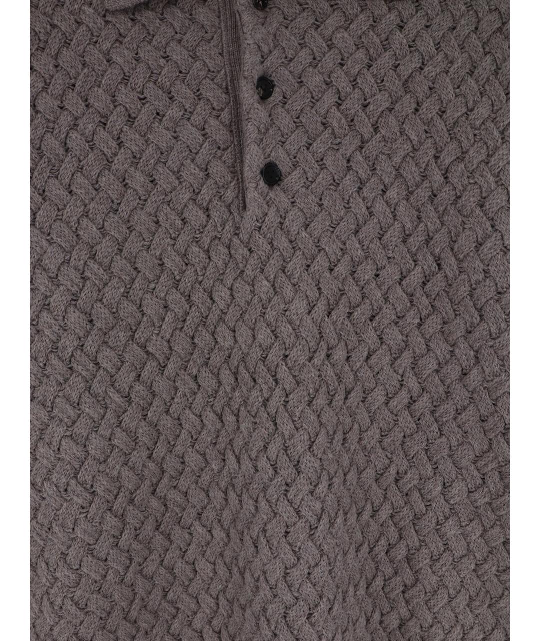 BOTTEGA VENETA Серый шерстяной джемпер / свитер, фото 3