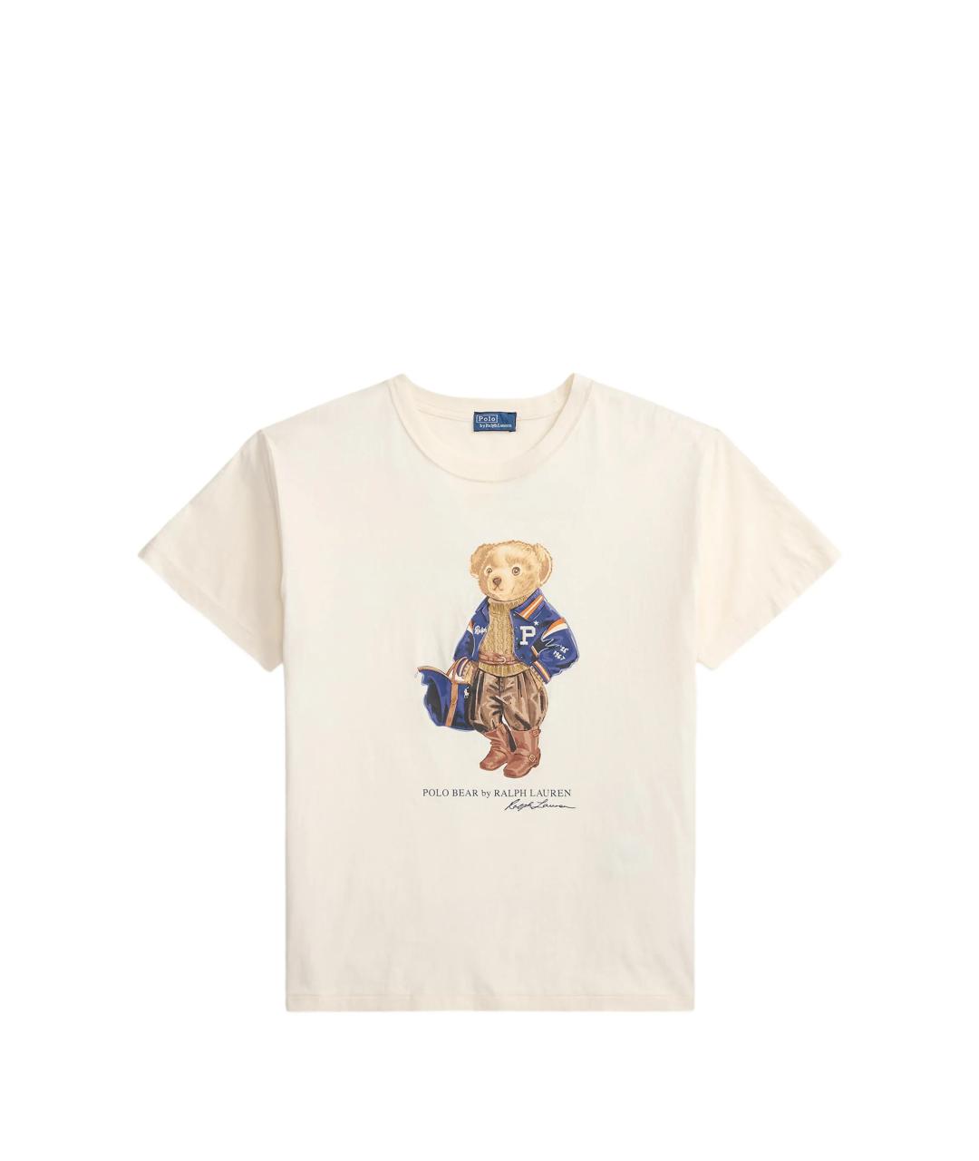 POLO RALPH LAUREN Белая хлопковая футболка, фото 1