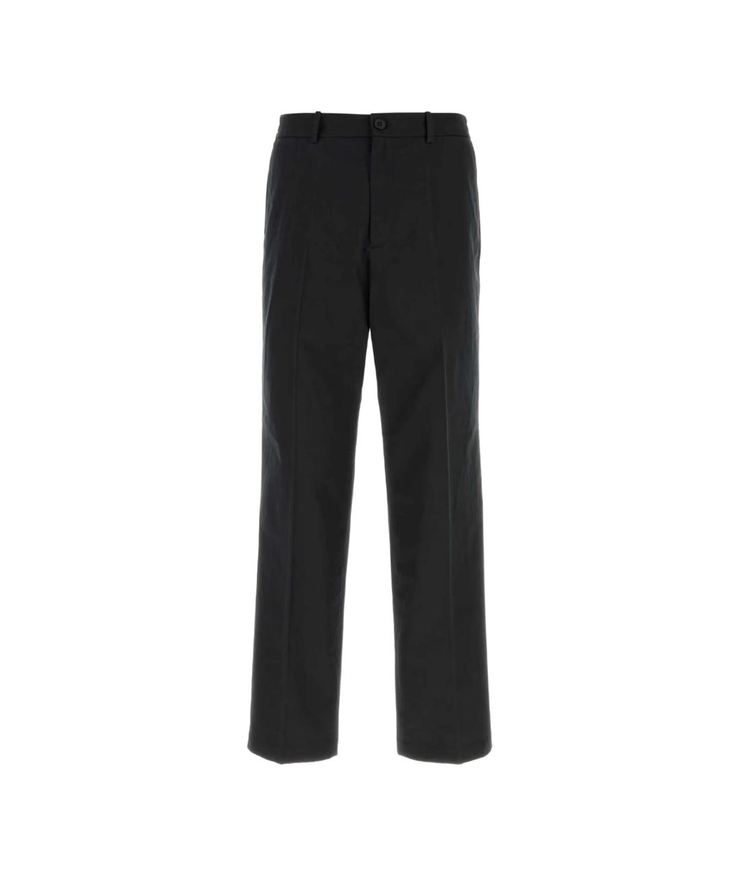 A.P.C. Черные хлопковые классические брюки, фото 1