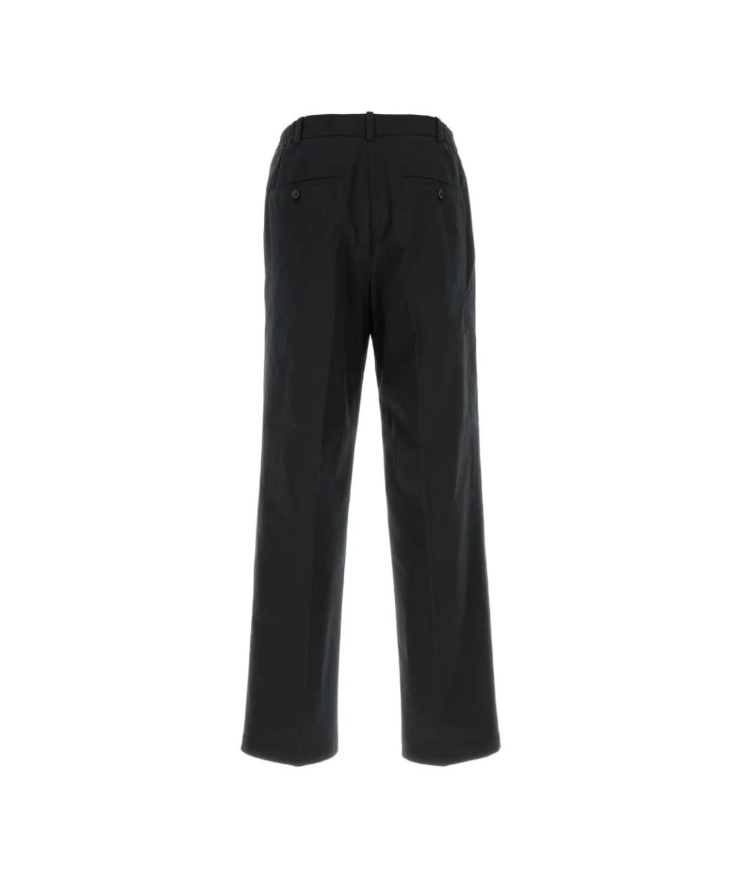 A.P.C. Черные хлопковые классические брюки, фото 2