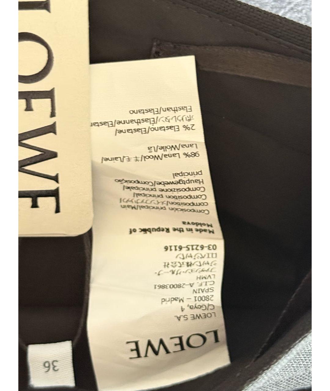 LOEWE Прямые брюки, фото 4