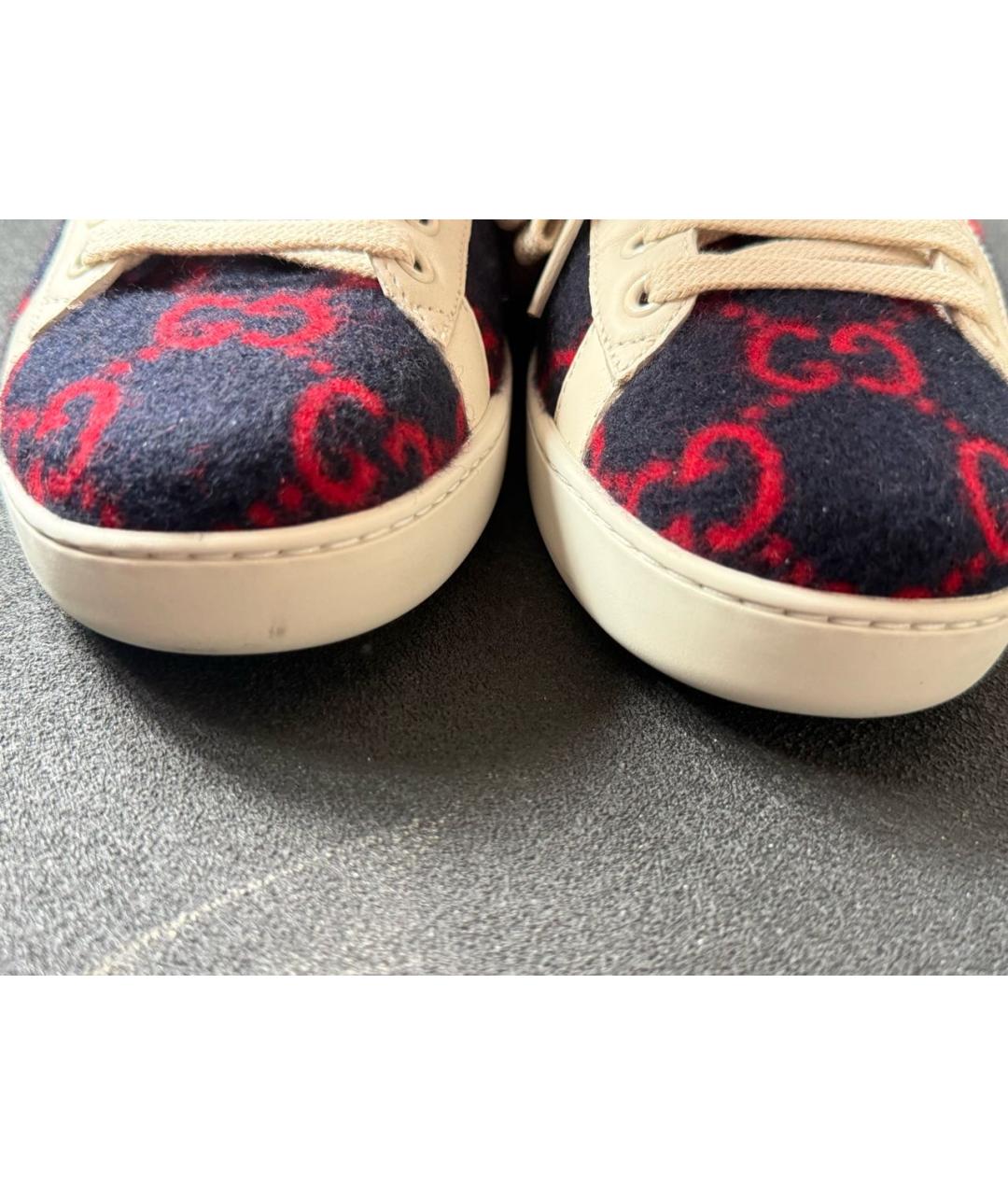 GUCCI Темно-синие кроссовки, фото 6