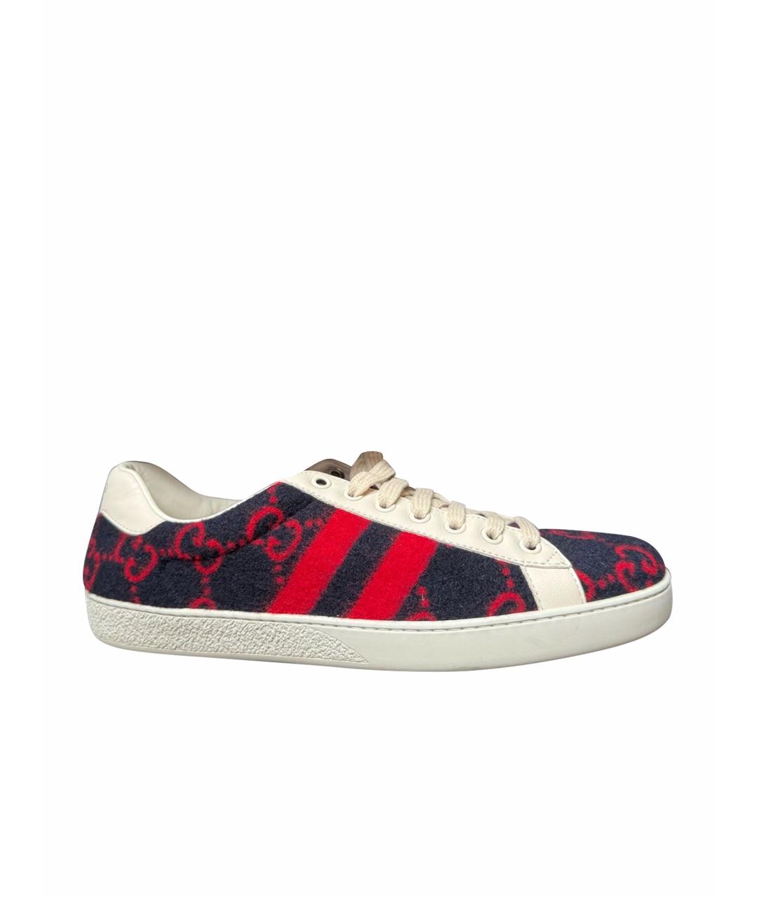 GUCCI Темно-синие кроссовки, фото 1
