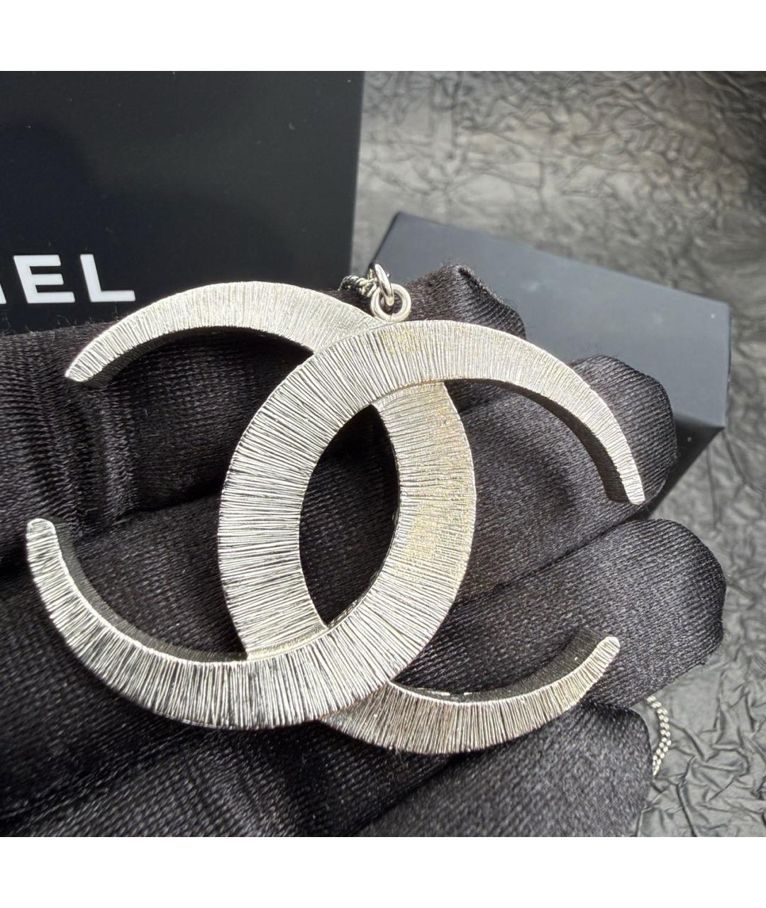 CHANEL Серебряное колье, фото 4
