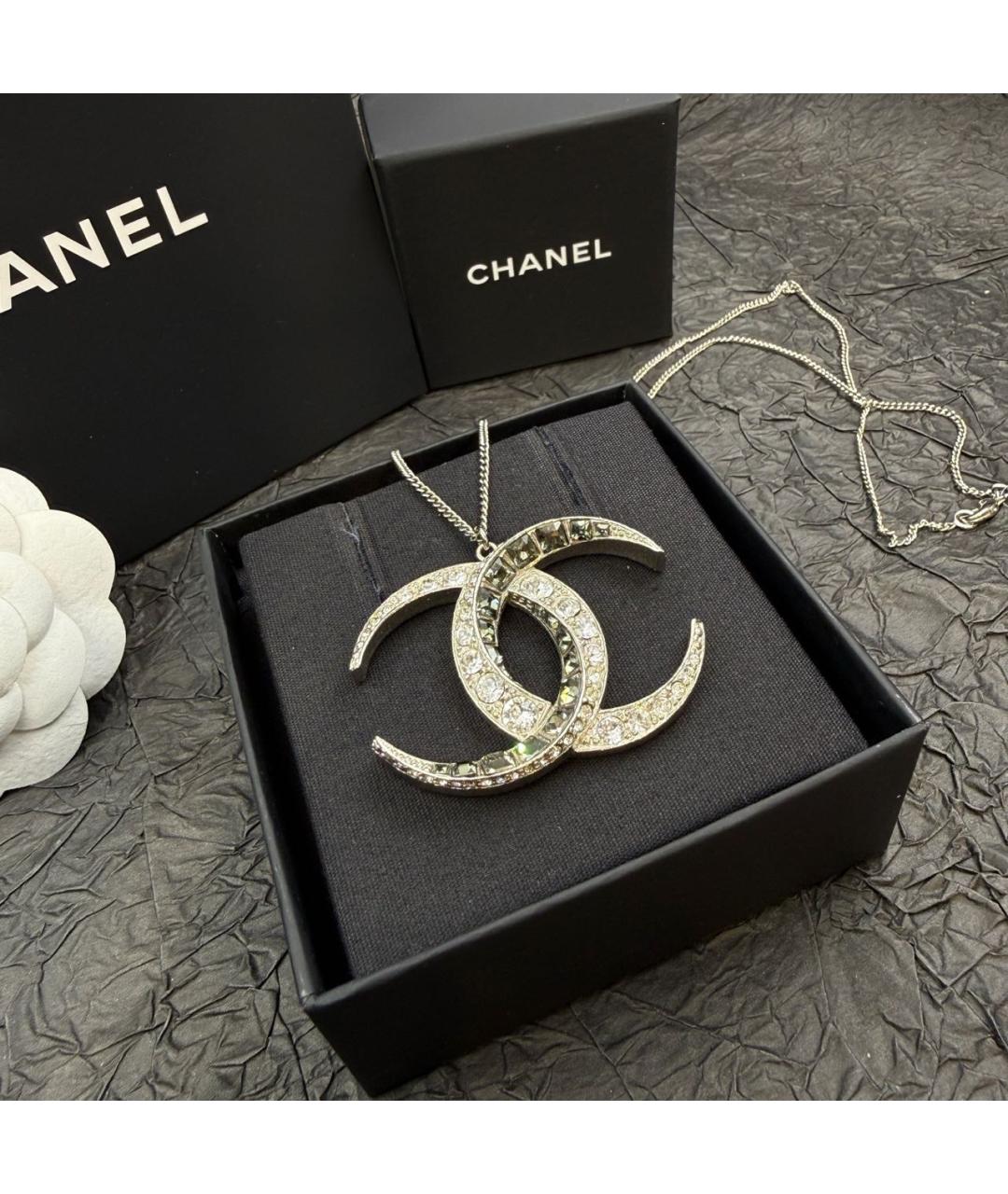 CHANEL Серебряное колье, фото 2