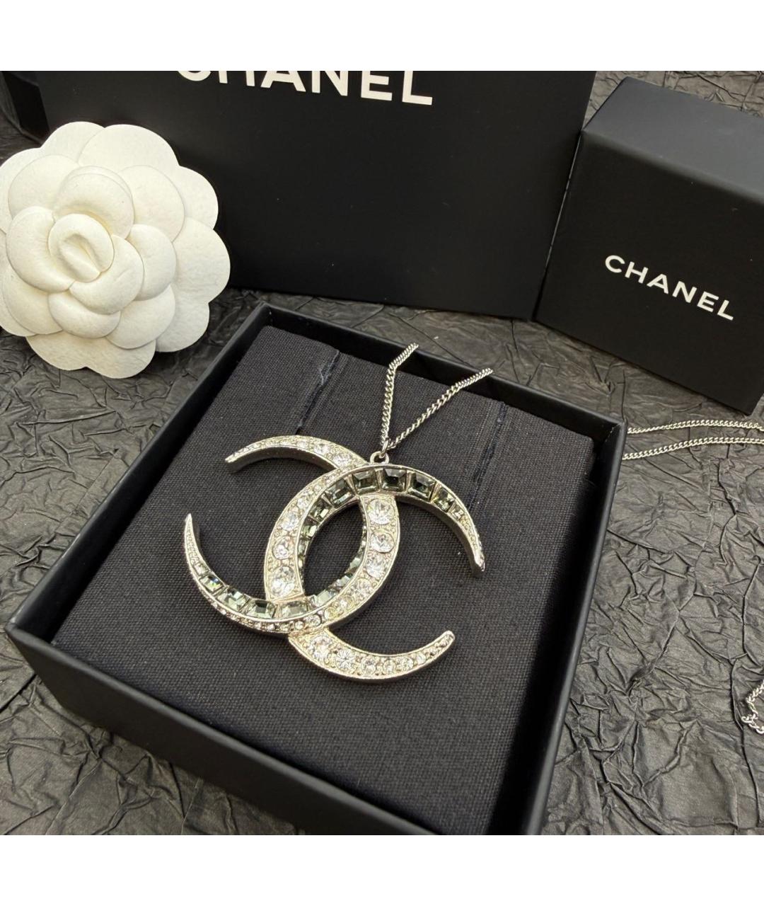 CHANEL Серебряное колье, фото 3