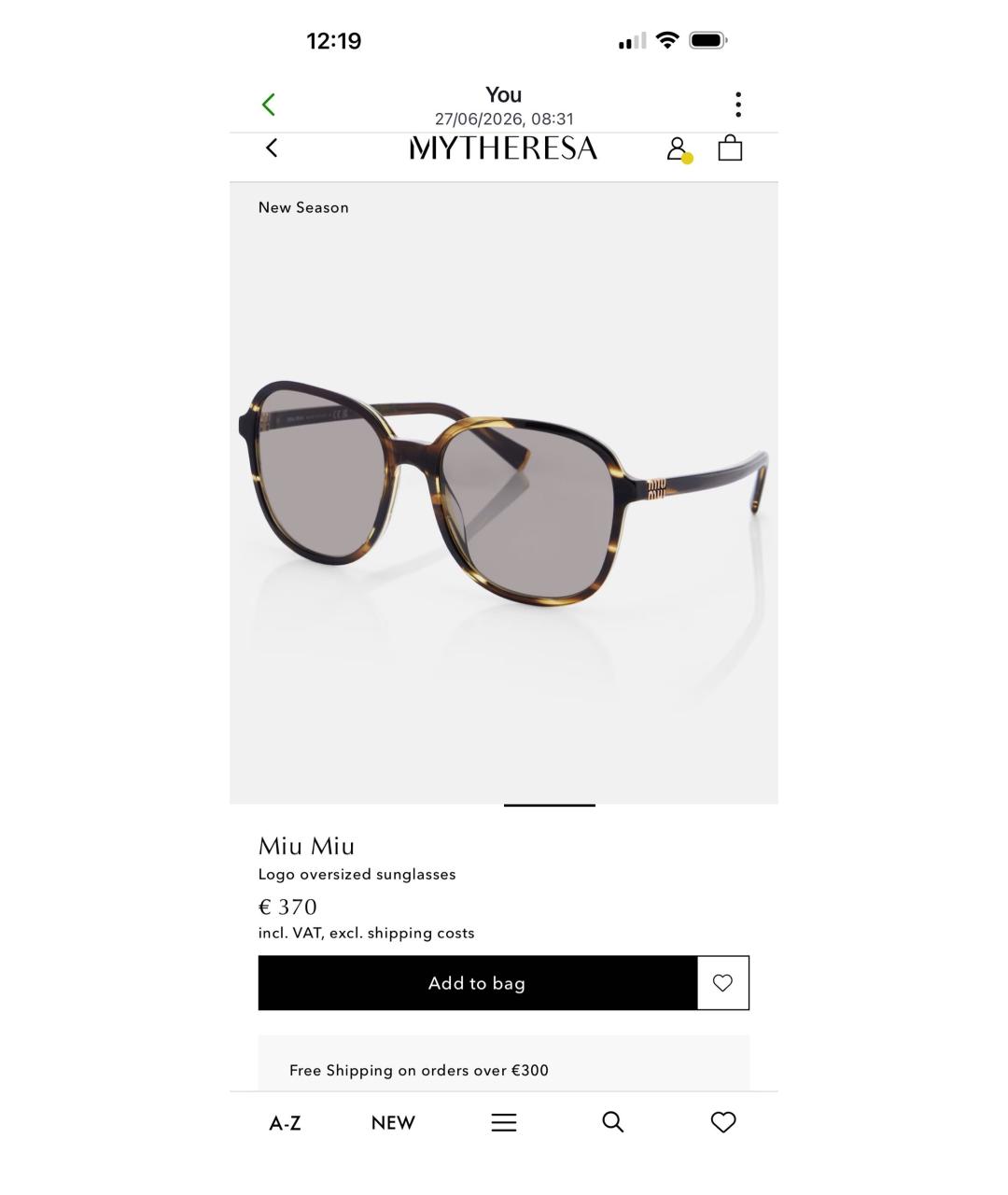 MIU MIU Коричневые пластиковые солнцезащитные очки, фото 5