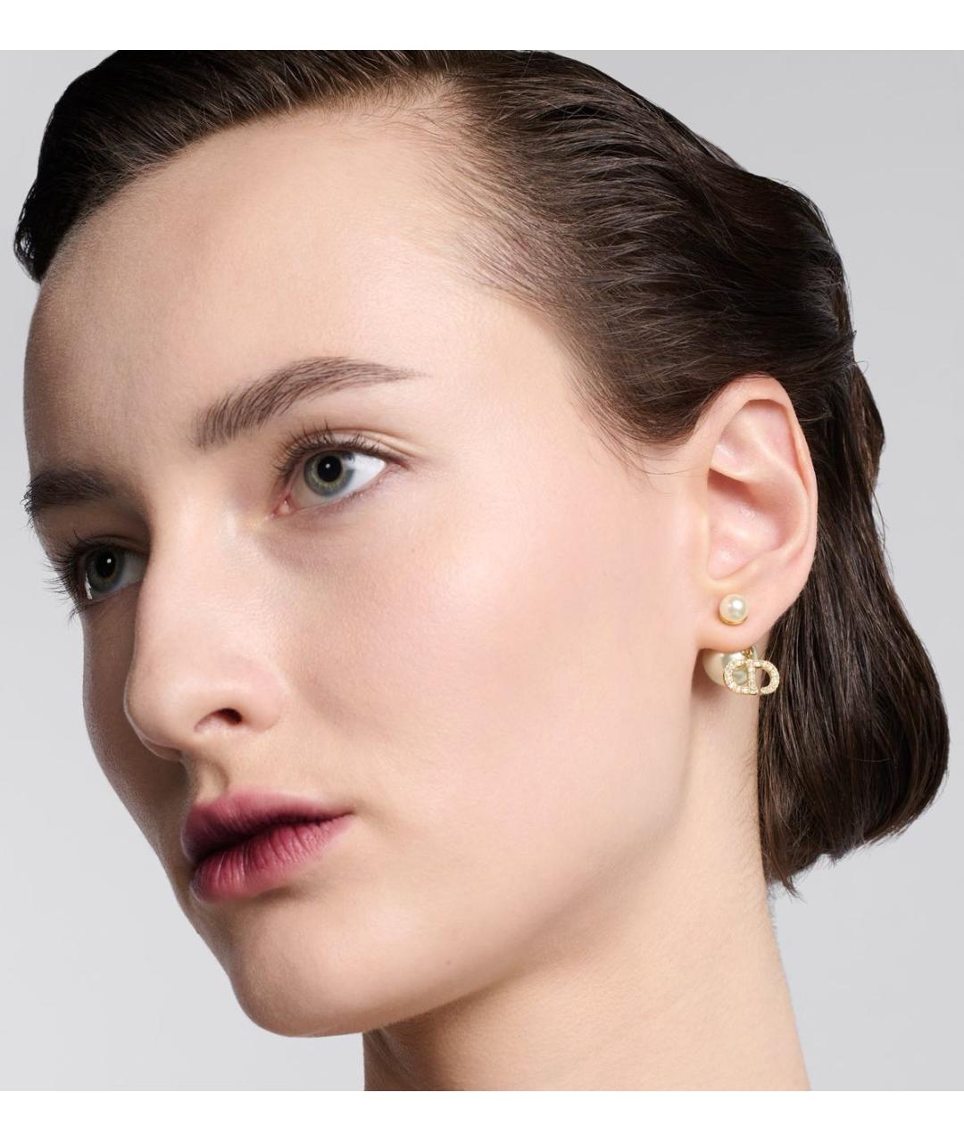 CHRISTIAN DIOR Золотые серьги, фото 8