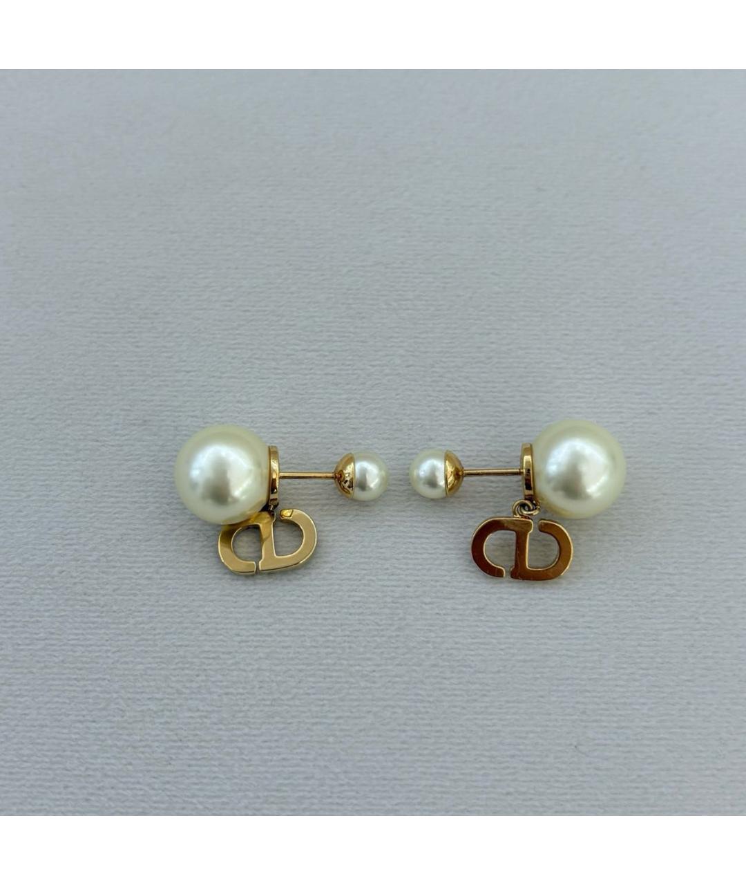 CHRISTIAN DIOR Золотые серьги, фото 4