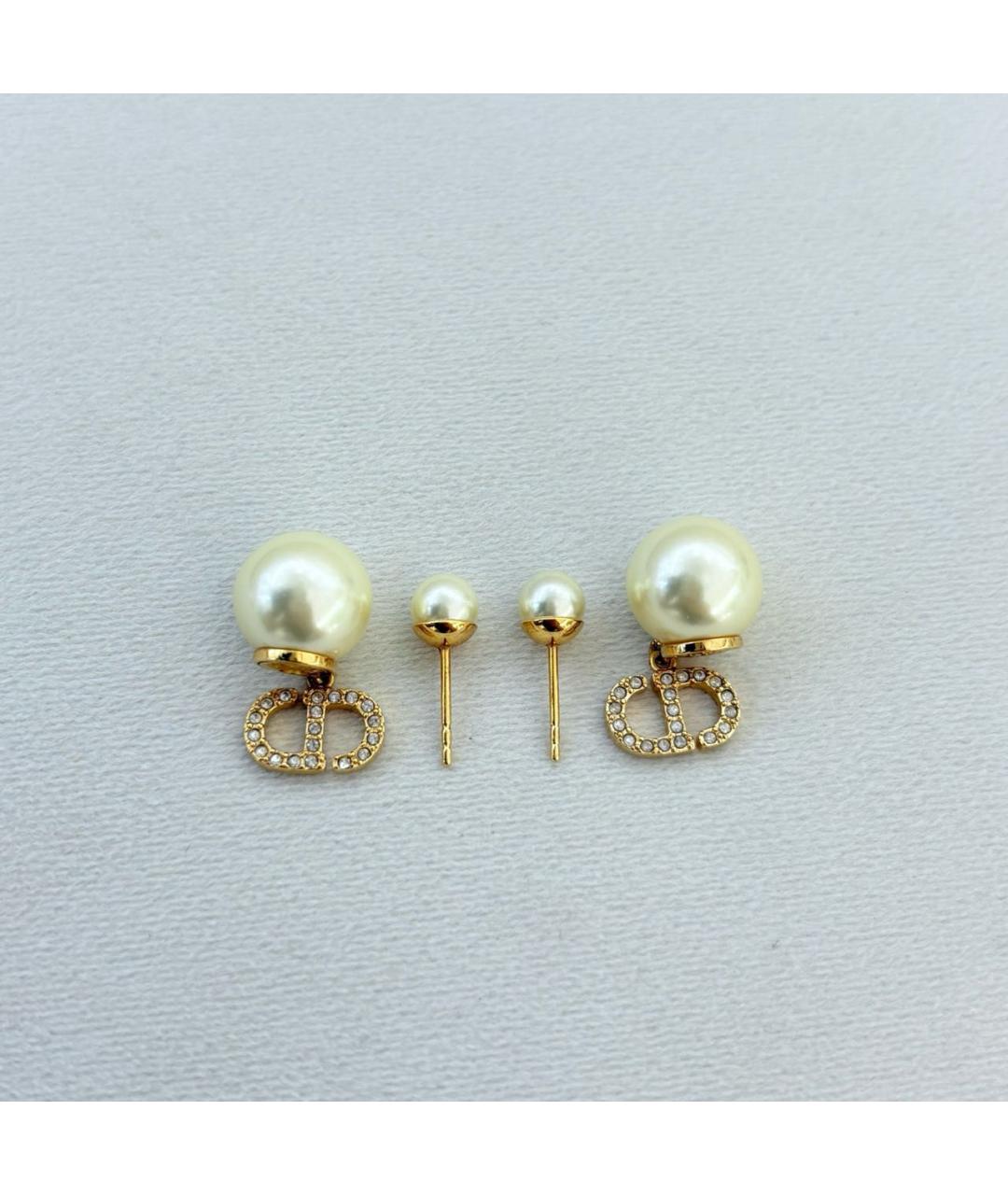 CHRISTIAN DIOR Золотые серьги, фото 6