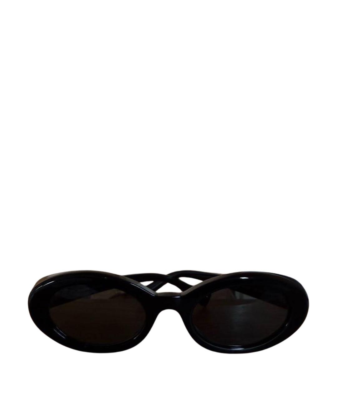 MIU MIU Черные пластиковые солнцезащитные очки, фото 1