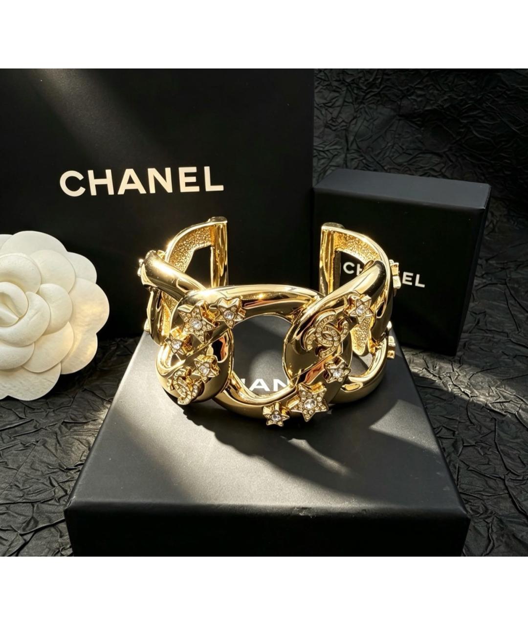 CHANEL Золотой браслет, фото 7