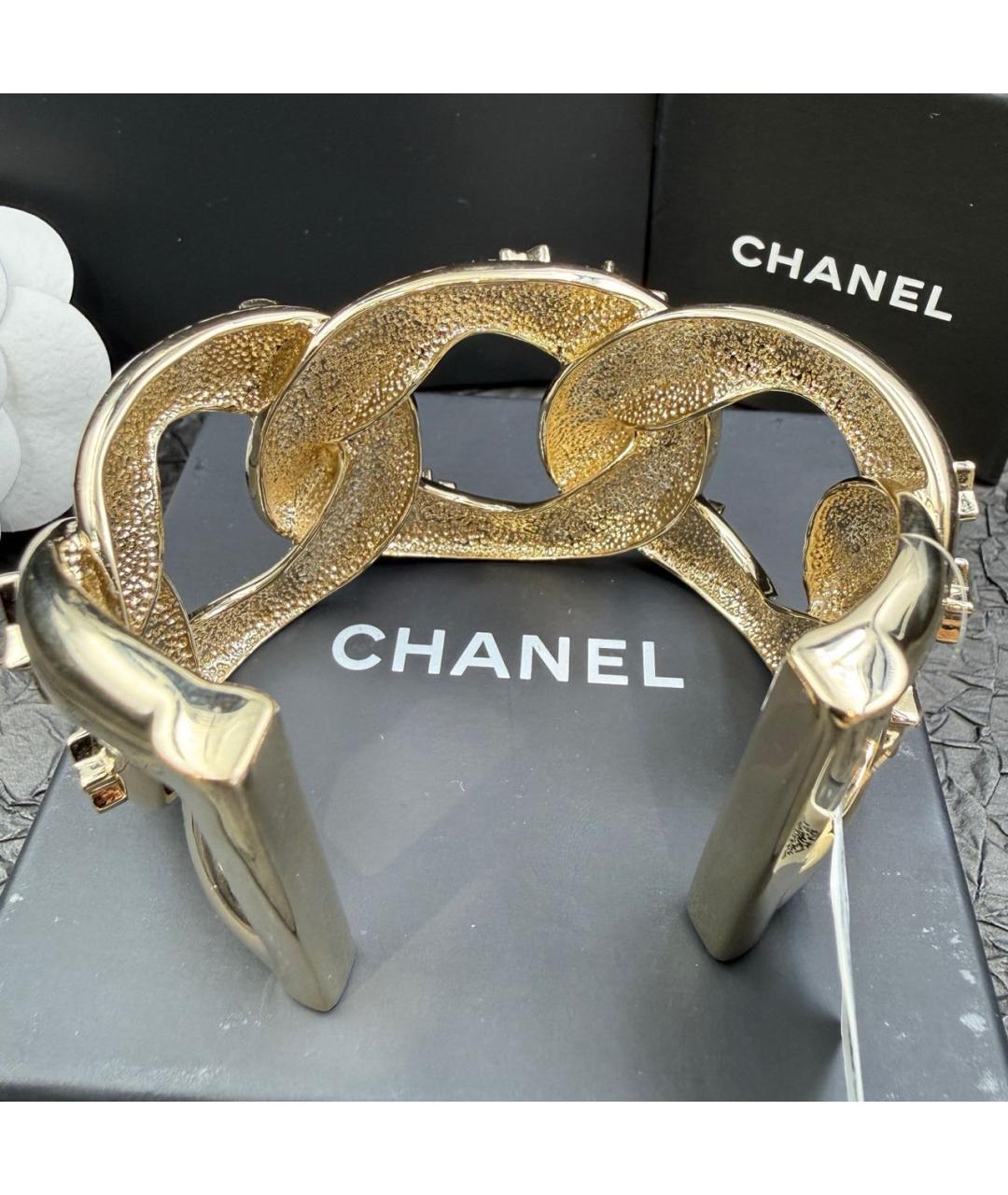 CHANEL Золотой браслет, фото 4