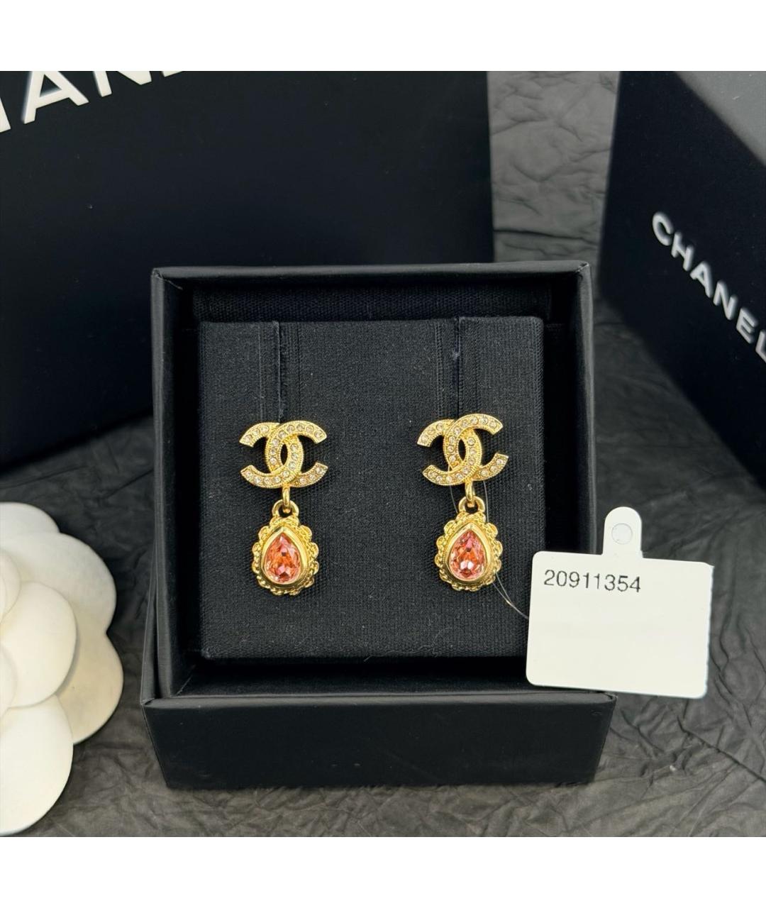 CHANEL Золотые серьги, фото 6