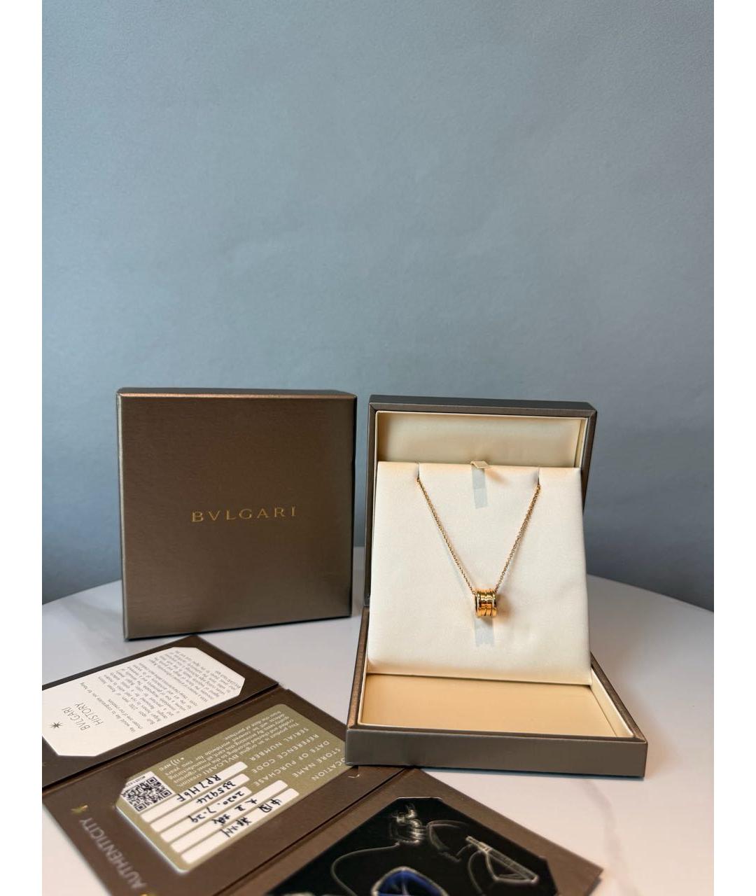 BVLGARI Золотое колье из розового золота, фото 2