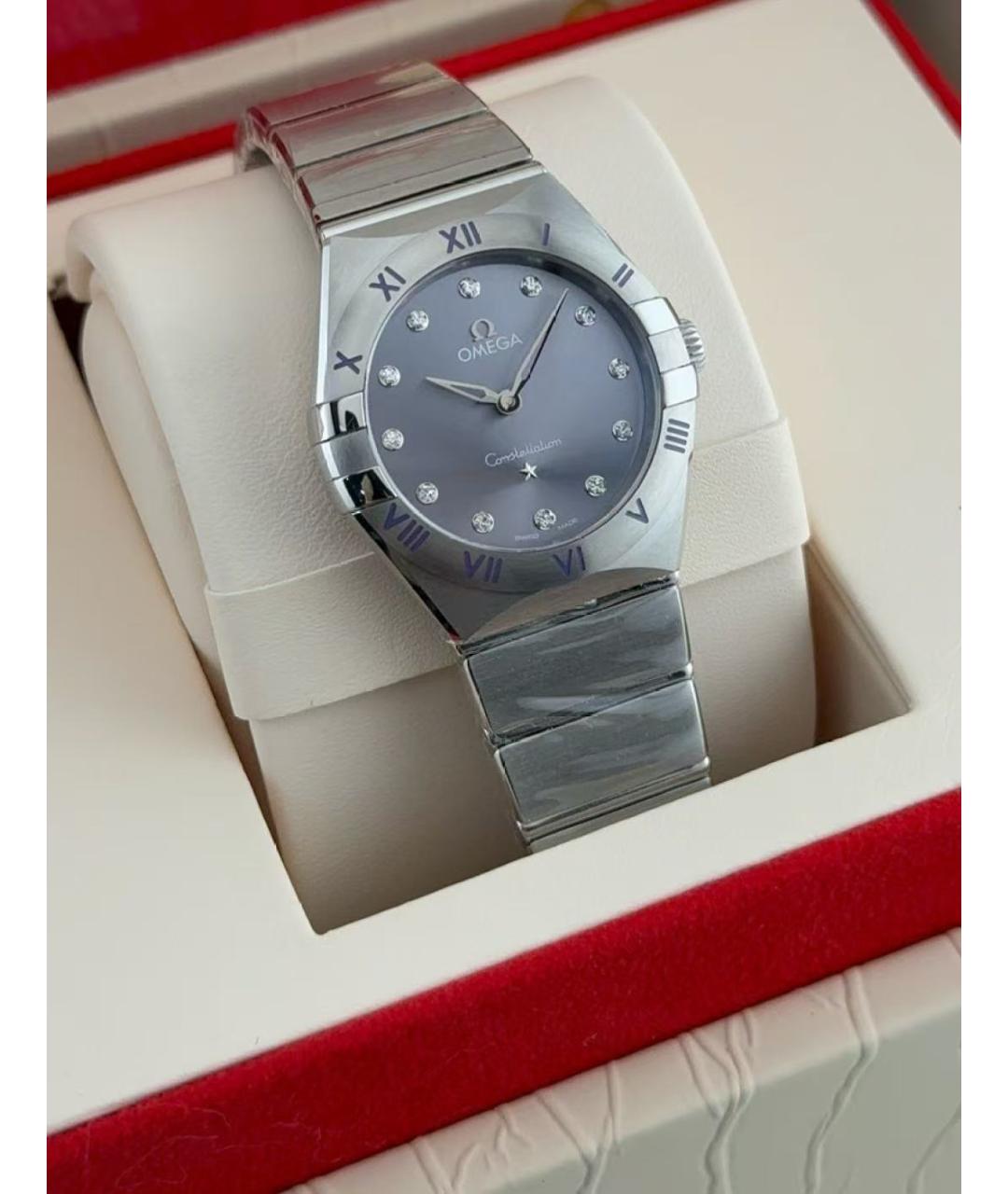 OMEGA Фиолетовые часы, фото 3
