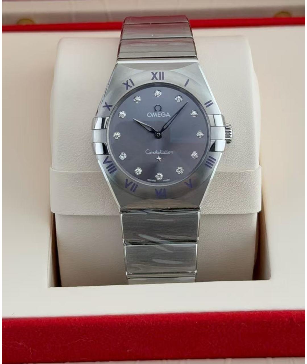 OMEGA Фиолетовые часы, фото 2