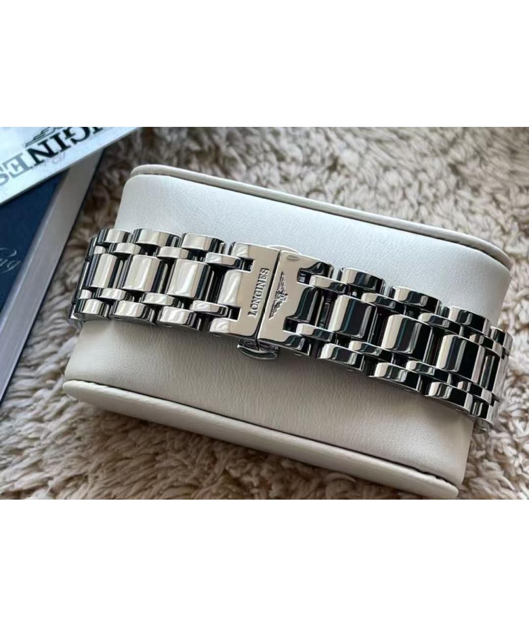 LONGINES Серебряные часы, фото 4