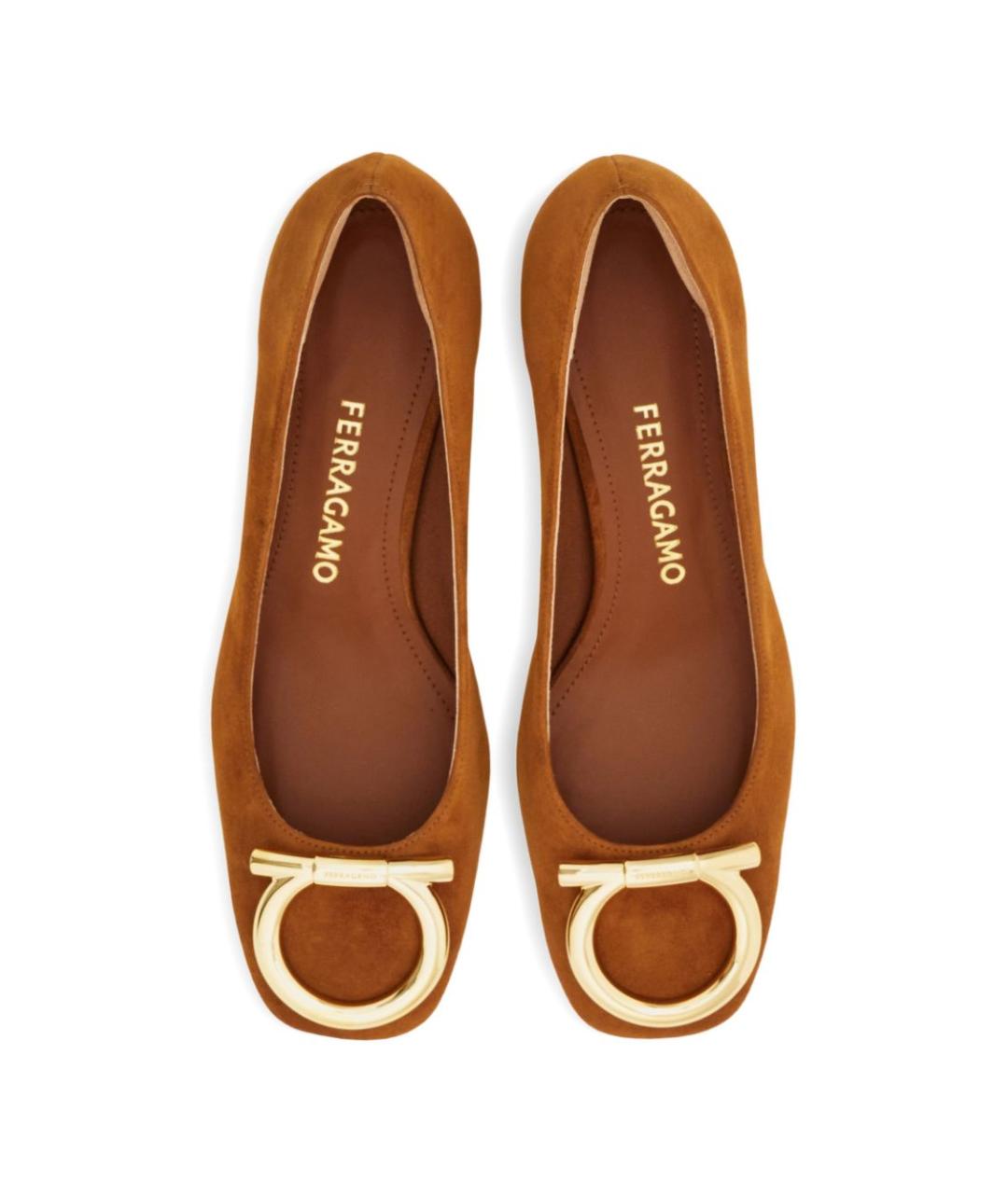 FERRAGAMO Коричневые туфли, фото 2