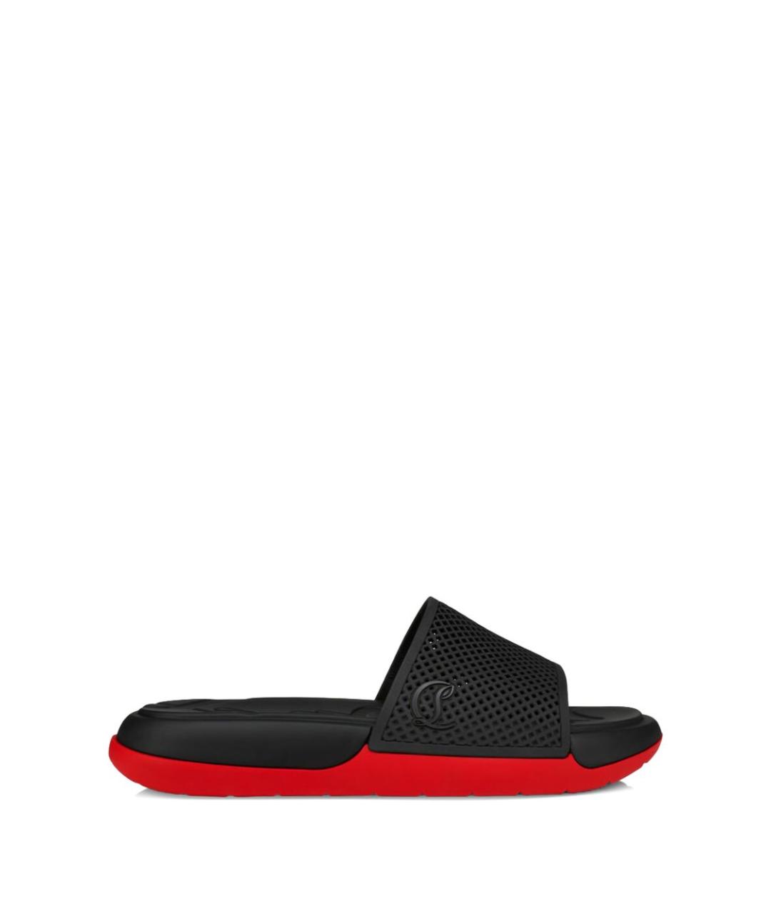 CHRISTIAN LOUBOUTIN Черные сандалии, фото 1