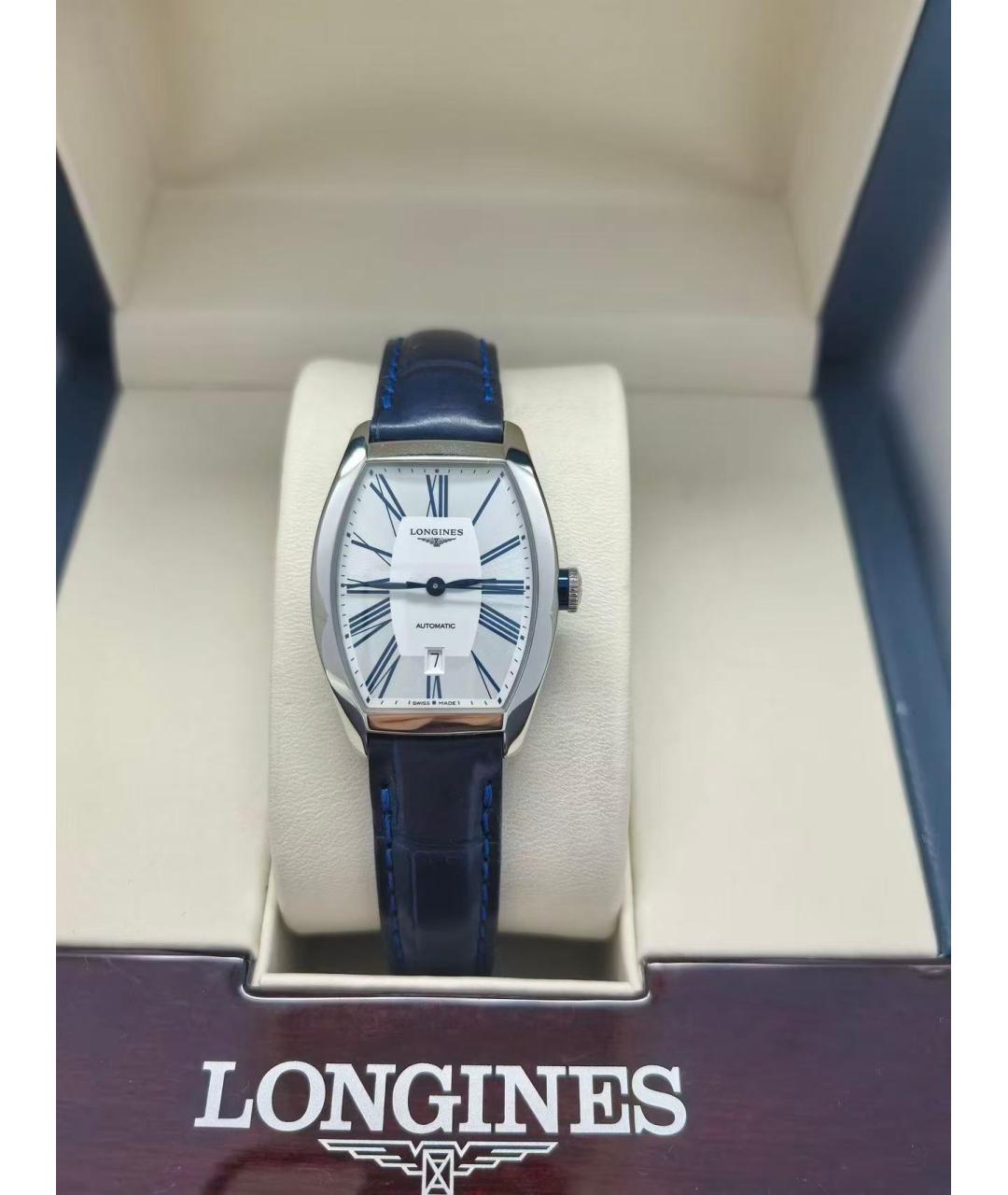 LONGINES Синие часы, фото 3