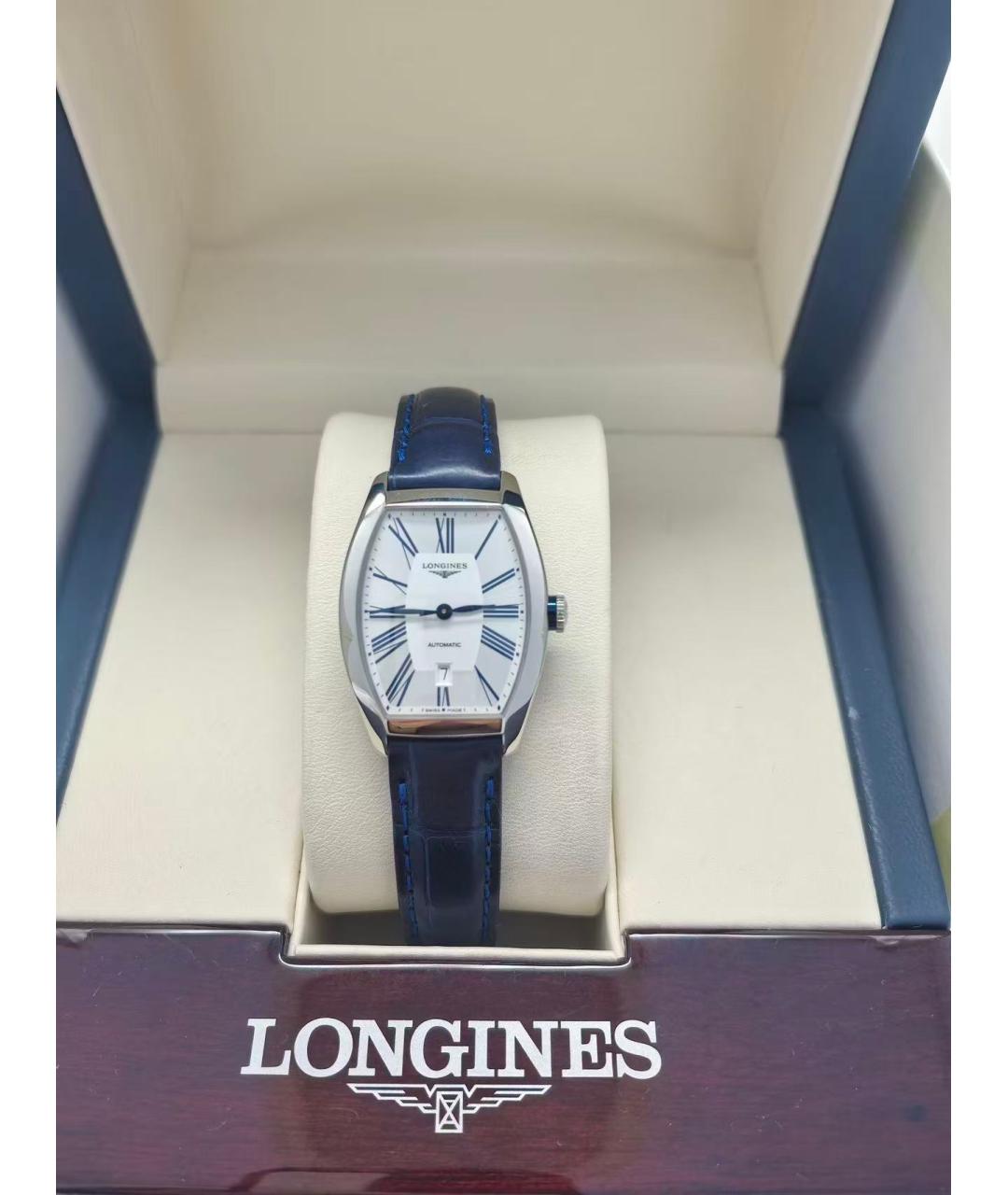 LONGINES Синие часы, фото 2