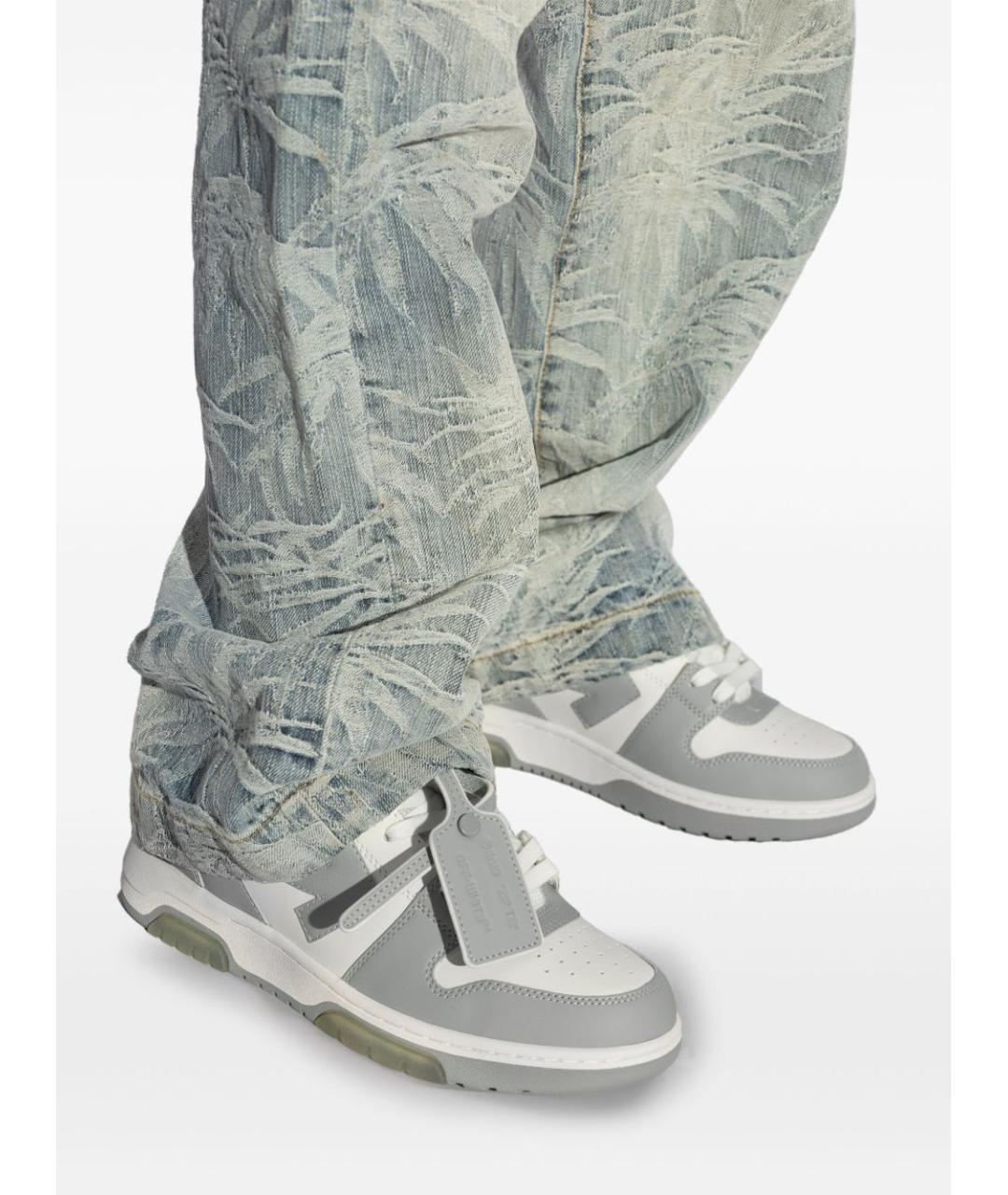OFF-WHITE Мульти кожаные кроссовки, фото 3
