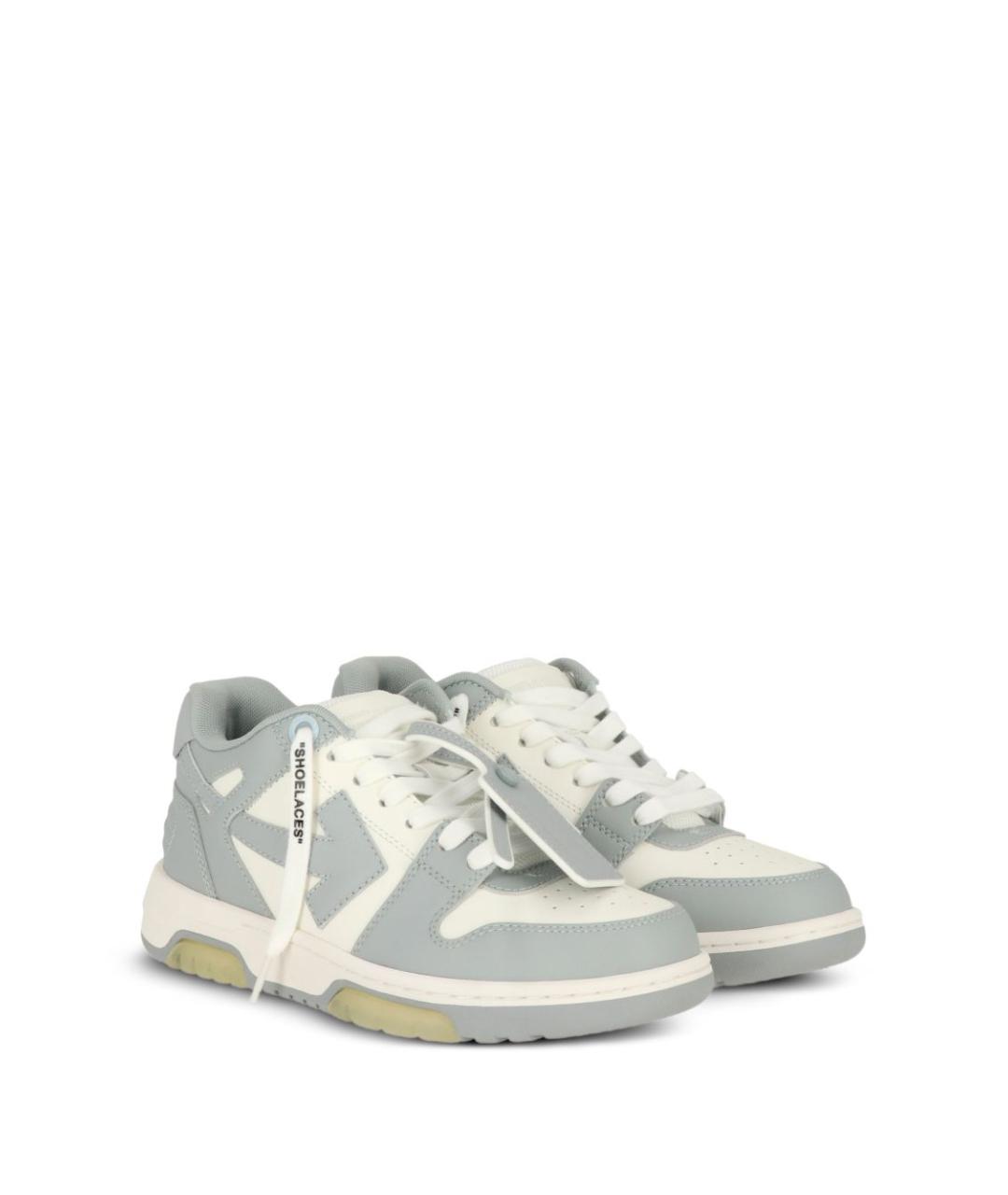 OFF-WHITE Мульти кожаные кроссовки, фото 5