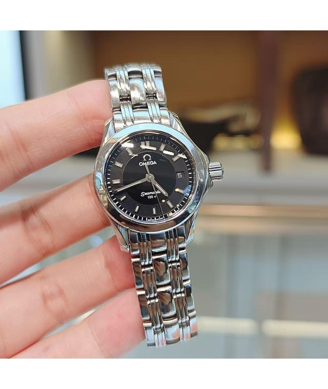 OMEGA Серебряные часы, фото 4