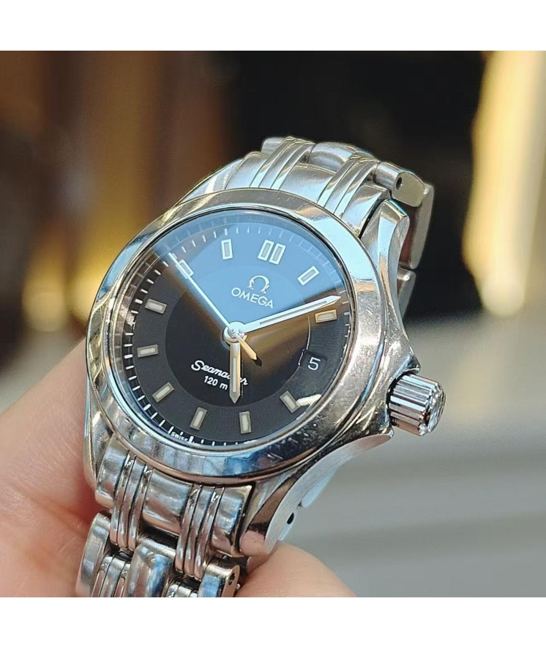 OMEGA Серебряные часы, фото 3