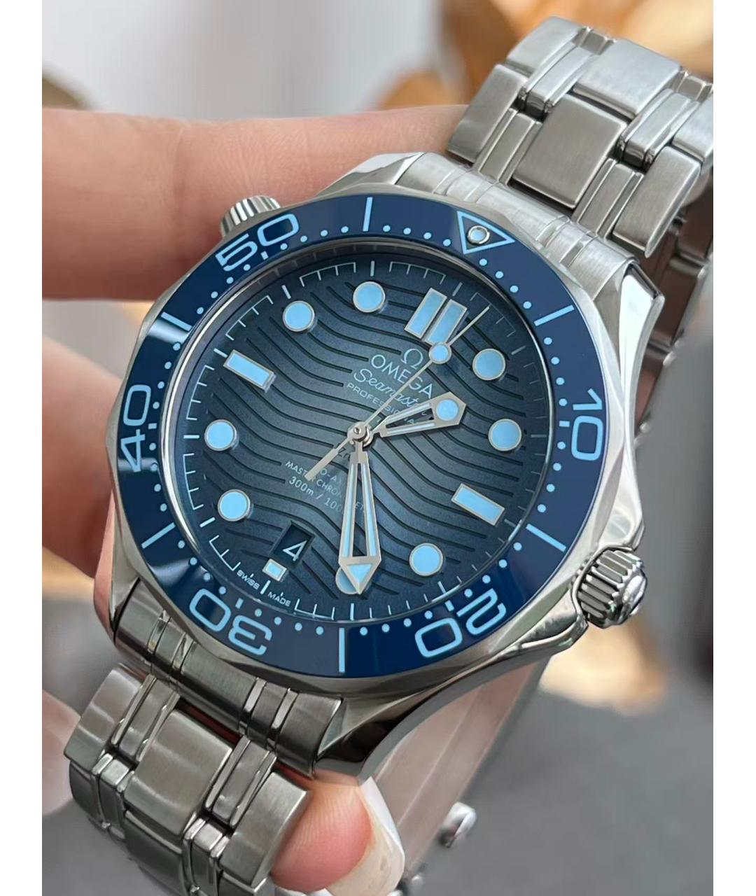 OMEGA Синие часы, фото 2