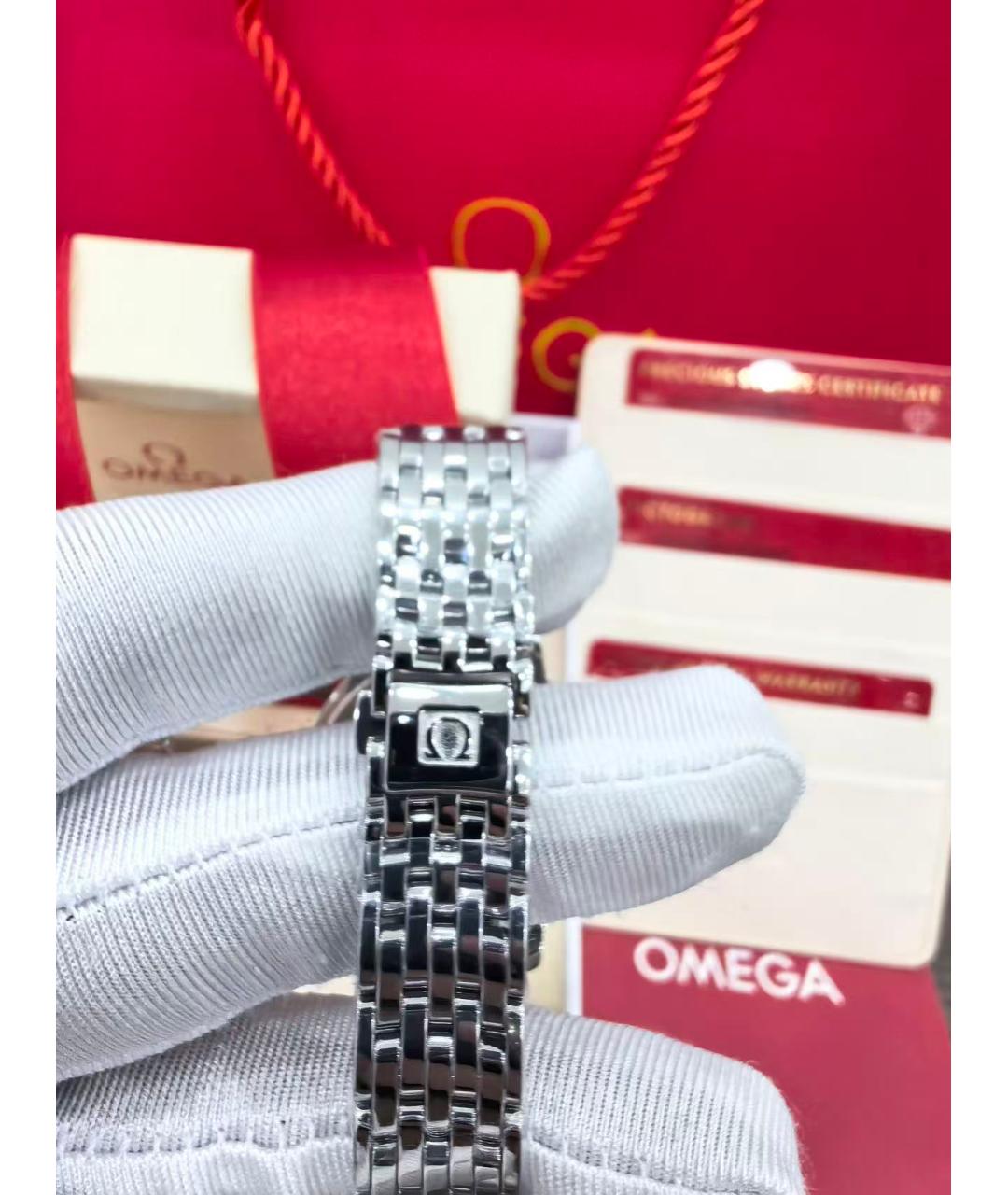 OMEGA Серебряные часы, фото 4