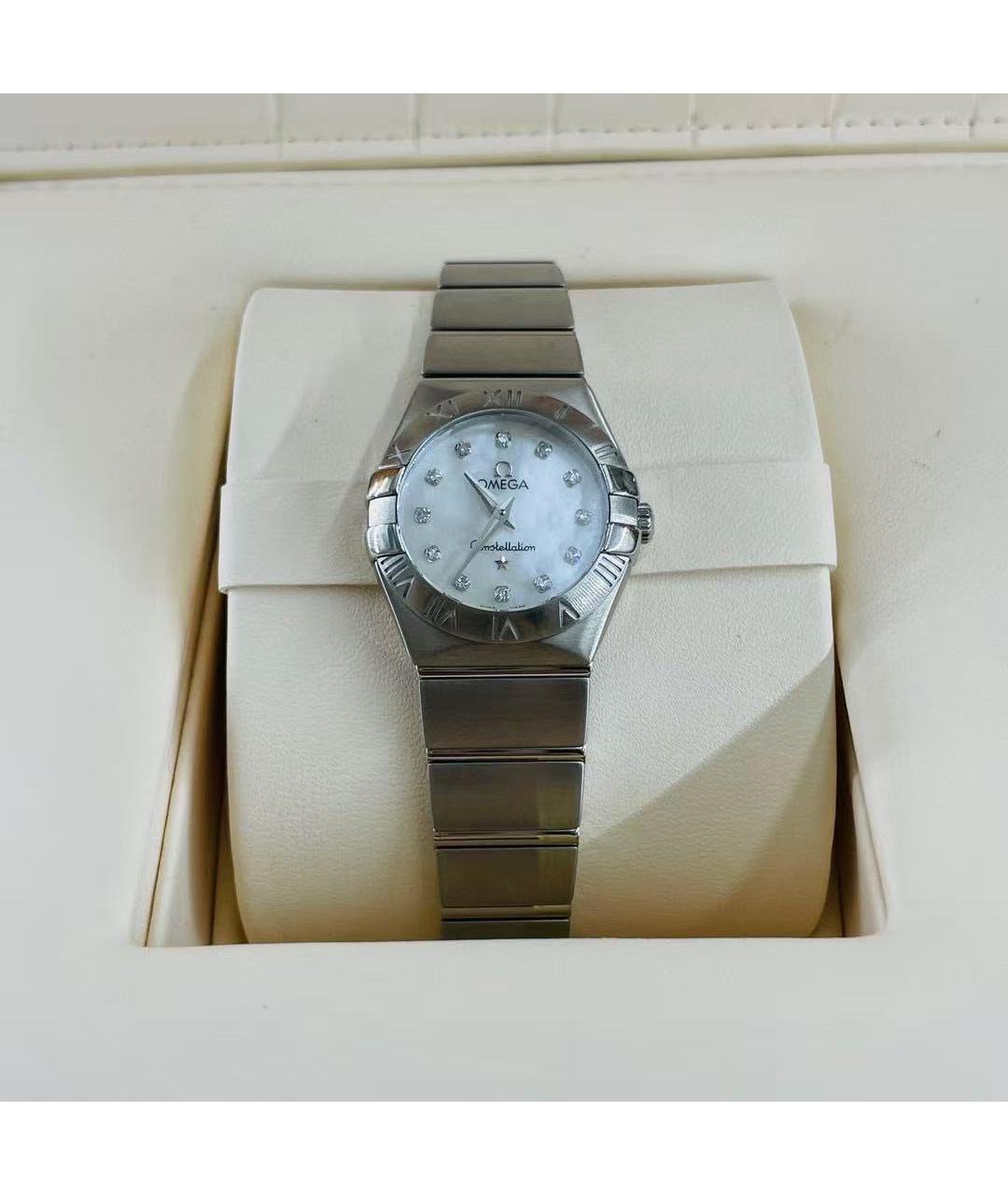 OMEGA Серебряные часы, фото 3