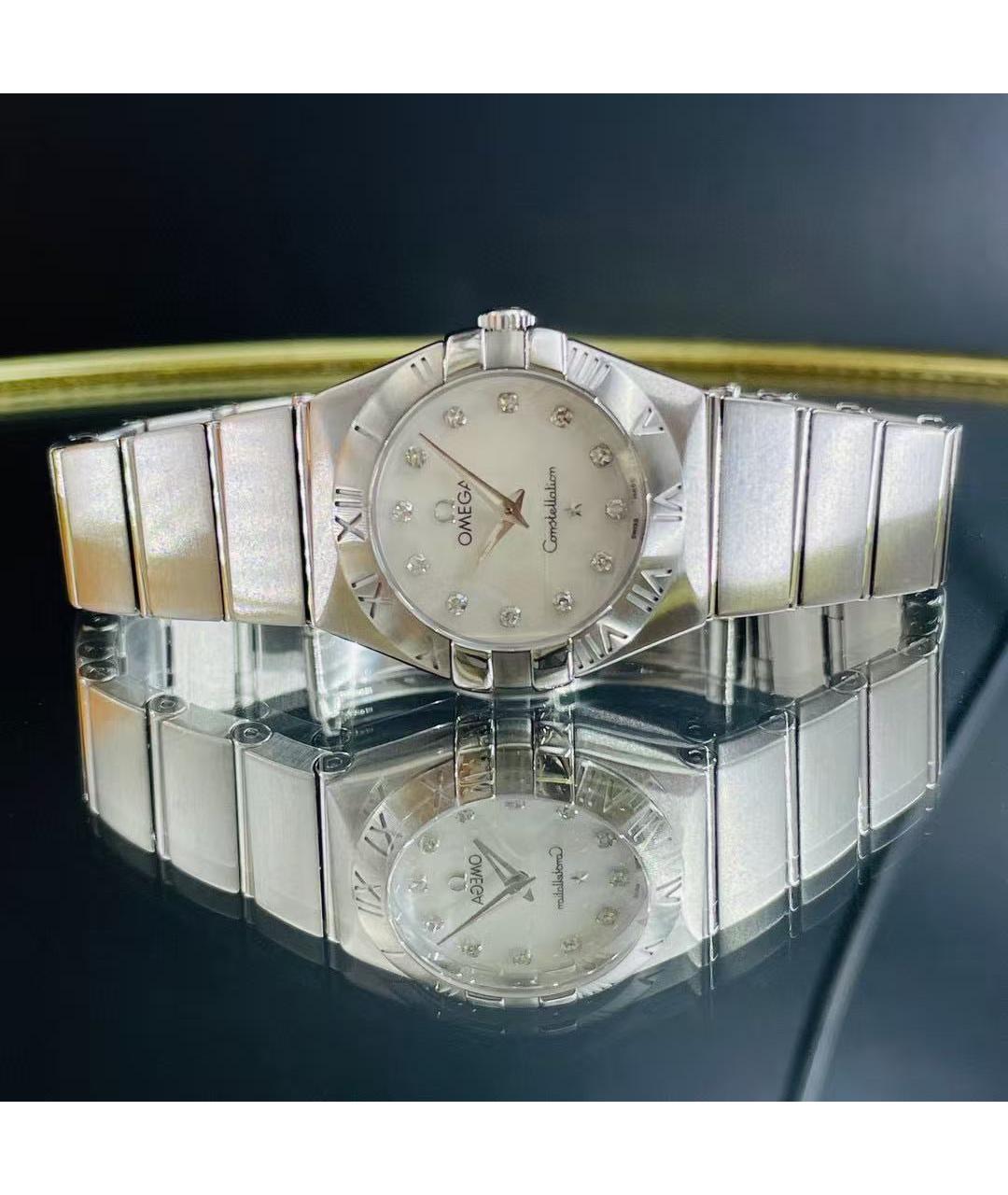 OMEGA Серебряные часы, фото 2