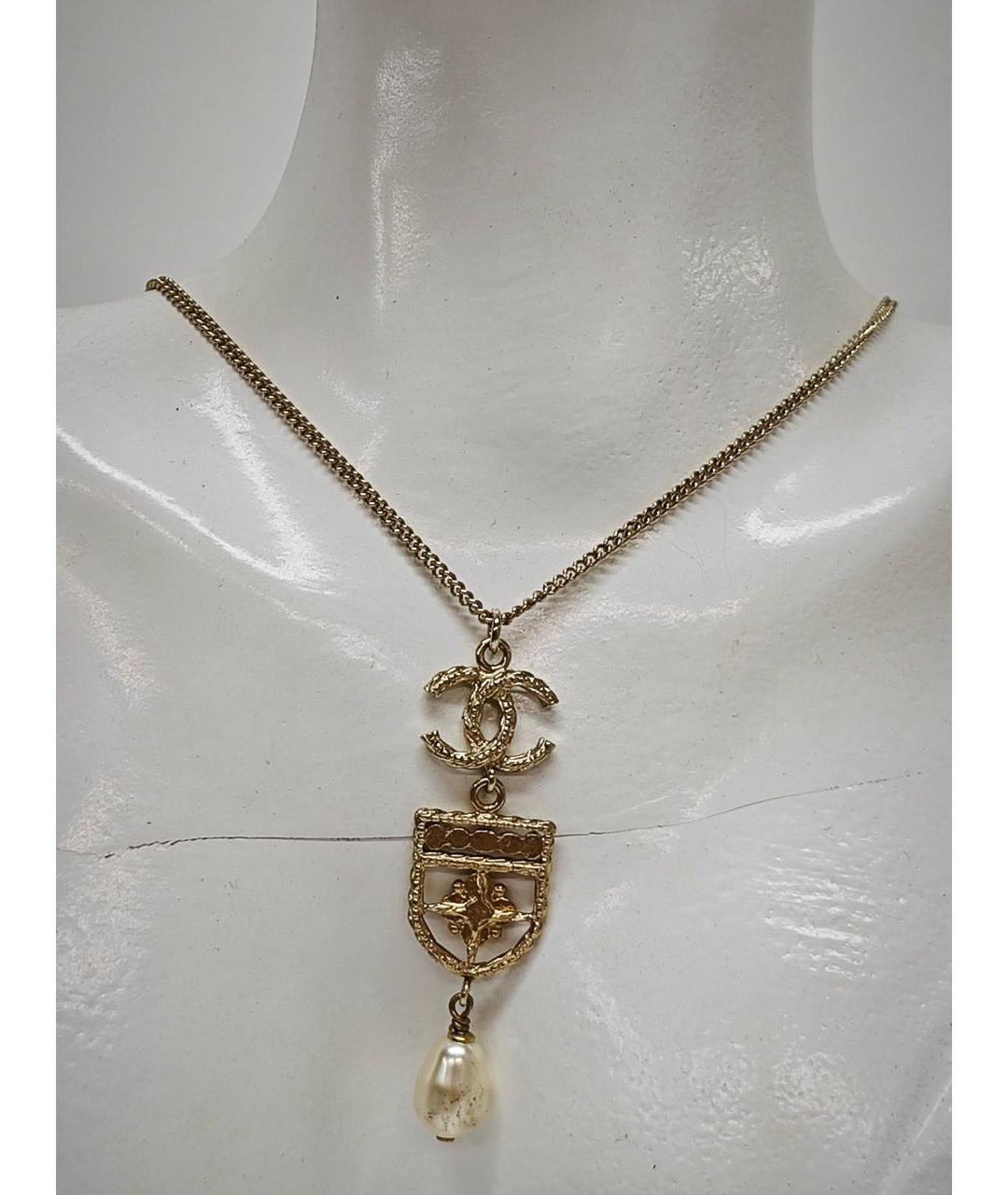 CHANEL Золотое колье, фото 4