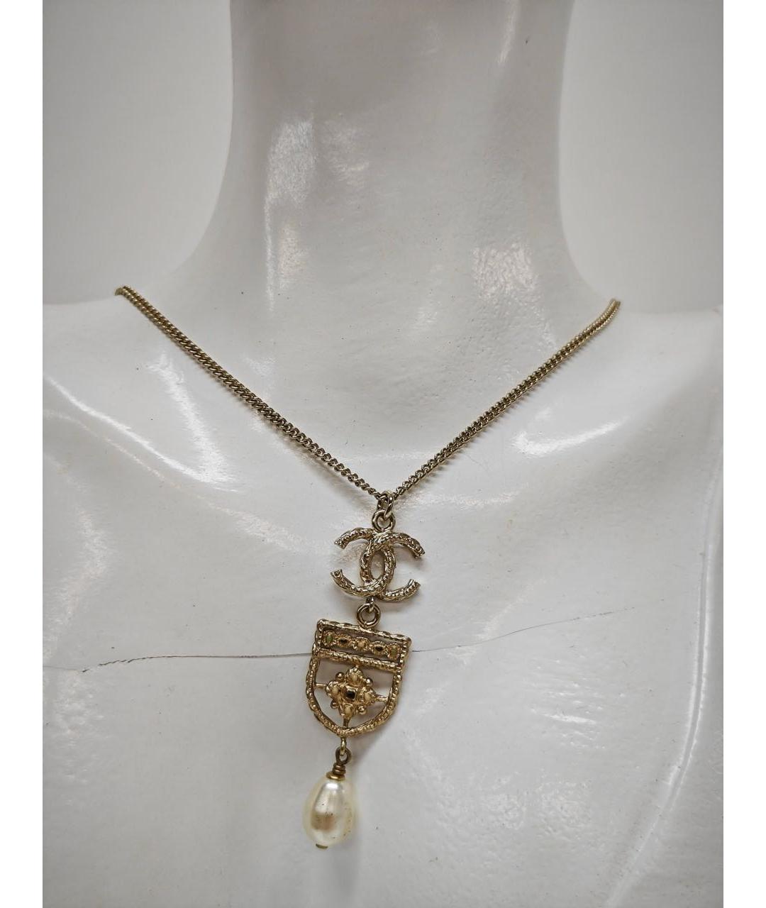 CHANEL Золотое колье, фото 8