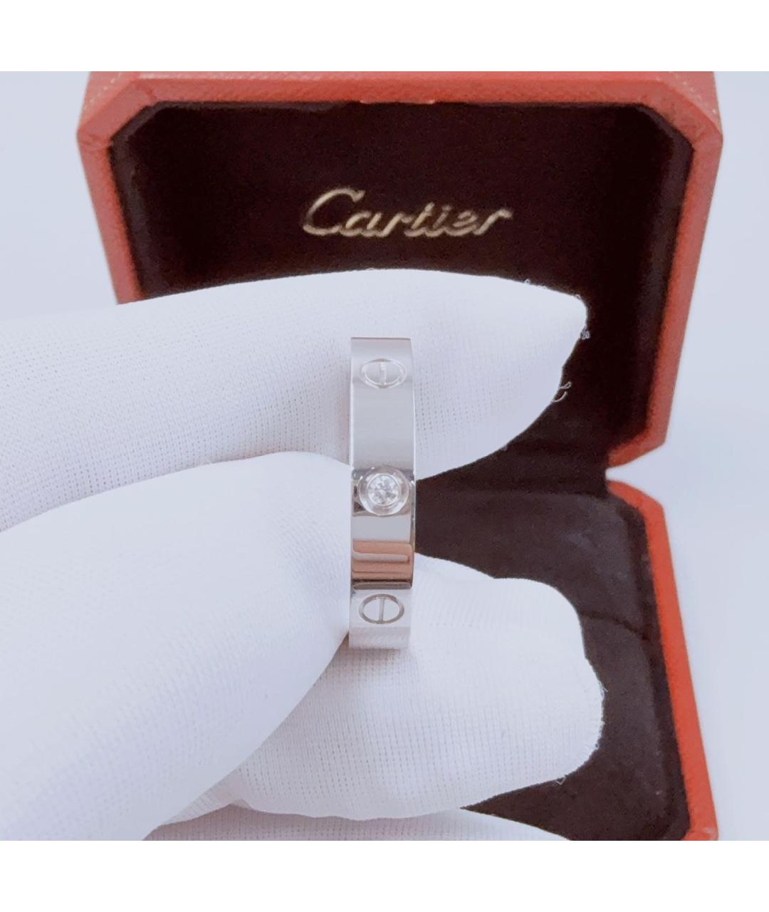 CARTIER Белое кольцо из белого золота, фото 3