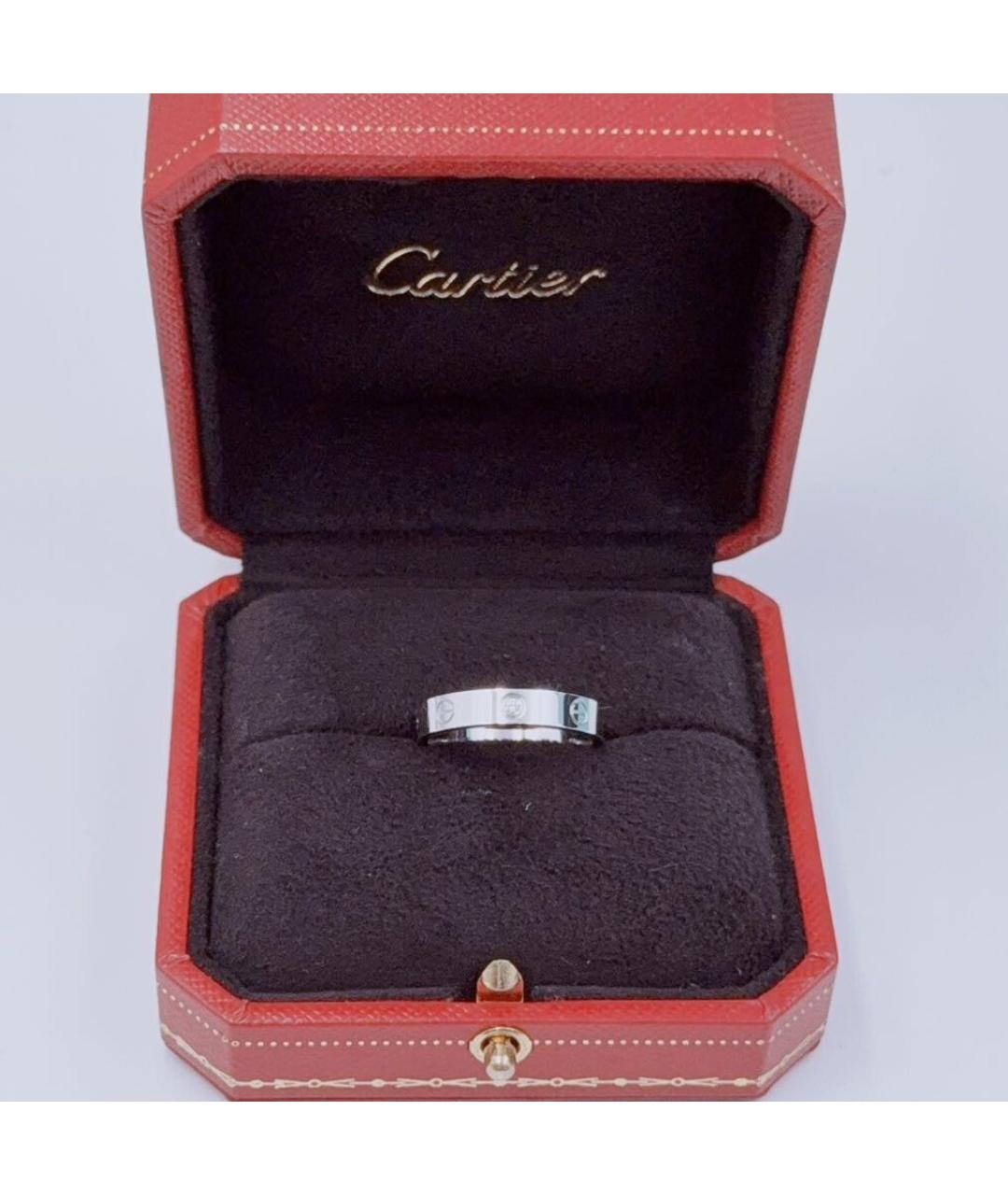 CARTIER Белое кольцо из белого золота, фото 6