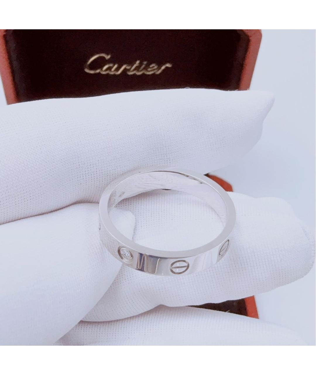 CARTIER Белое кольцо из белого золота, фото 5