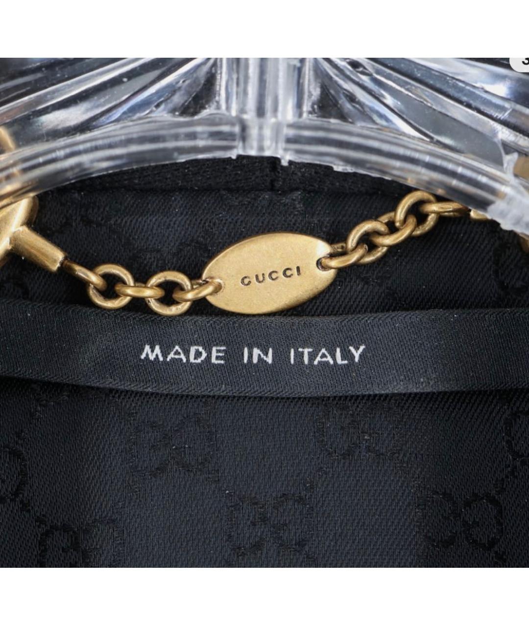 GUCCI Черный хлопковый костюм с брюками, фото 4