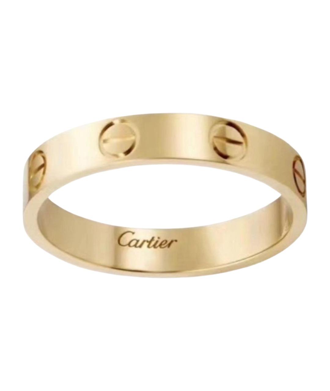 CARTIER Желтое кольцо из желтого золота, фото 1
