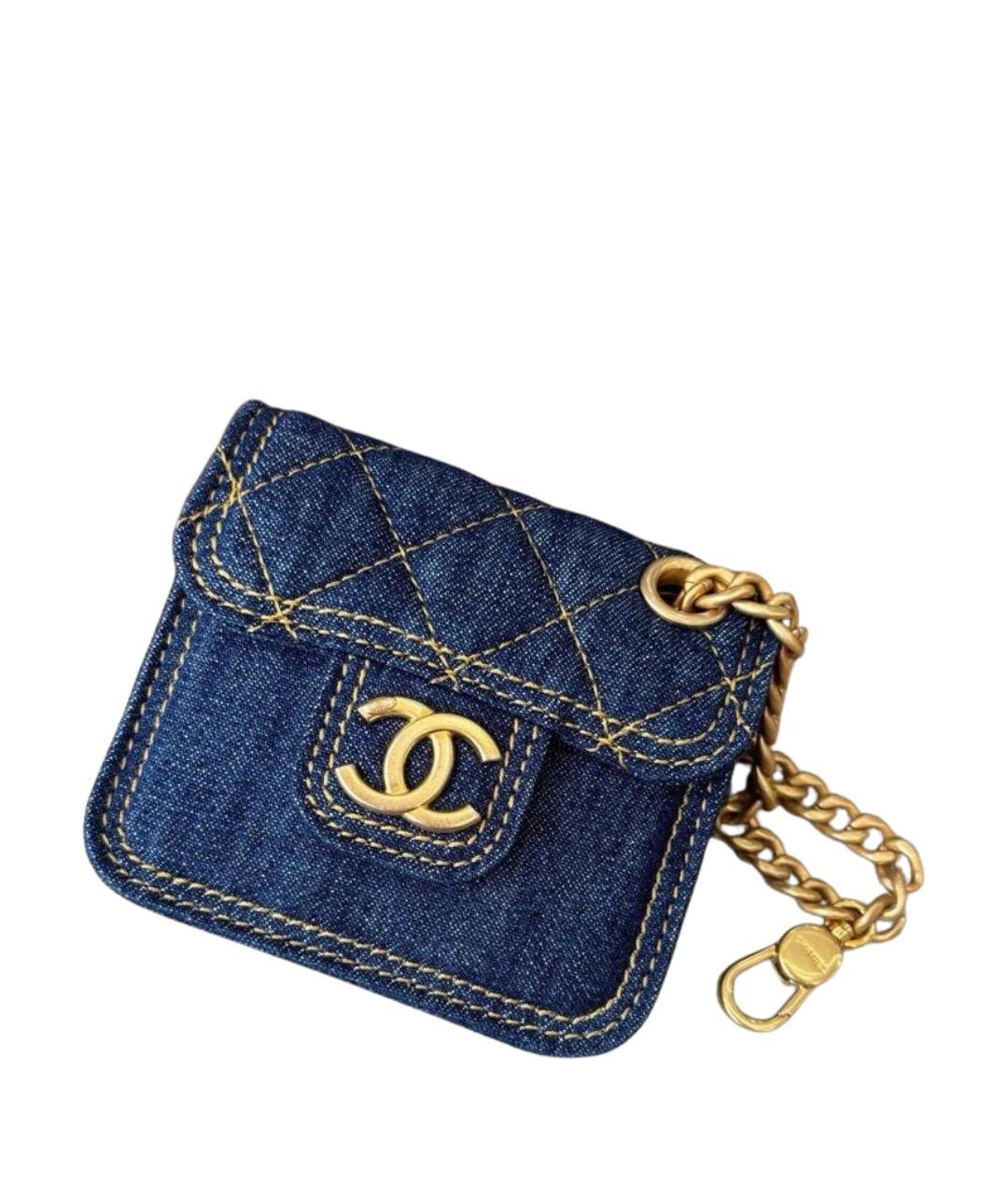 CHANEL Синий кошелек, фото 1