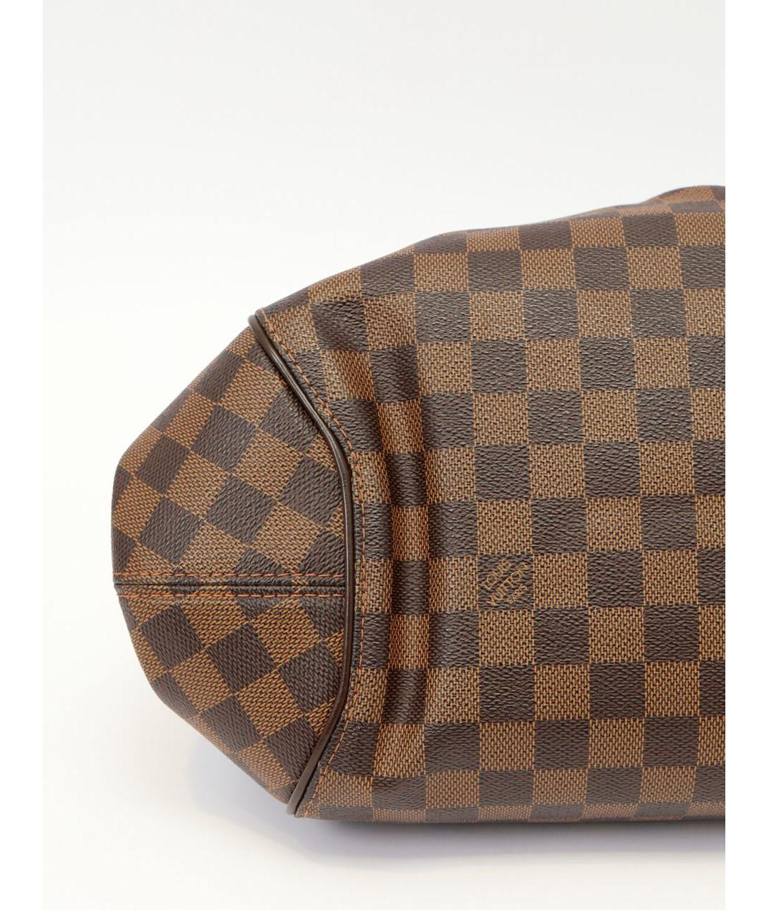 LOUIS VUITTON Коричневая канва сумка с короткими ручками, фото 7