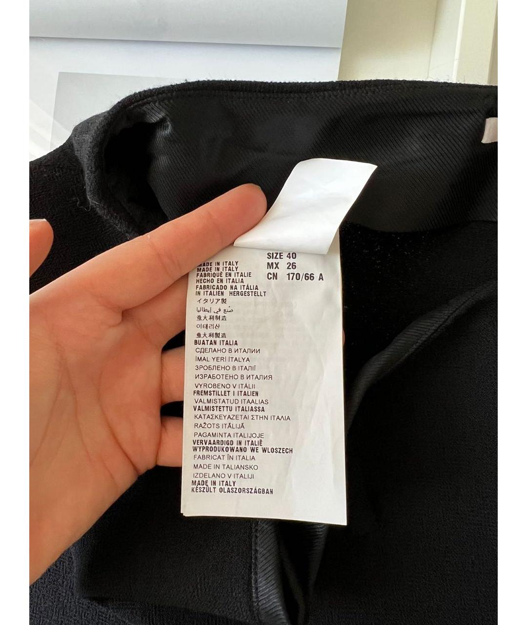 MIU MIU Черная юбка миди, фото 7