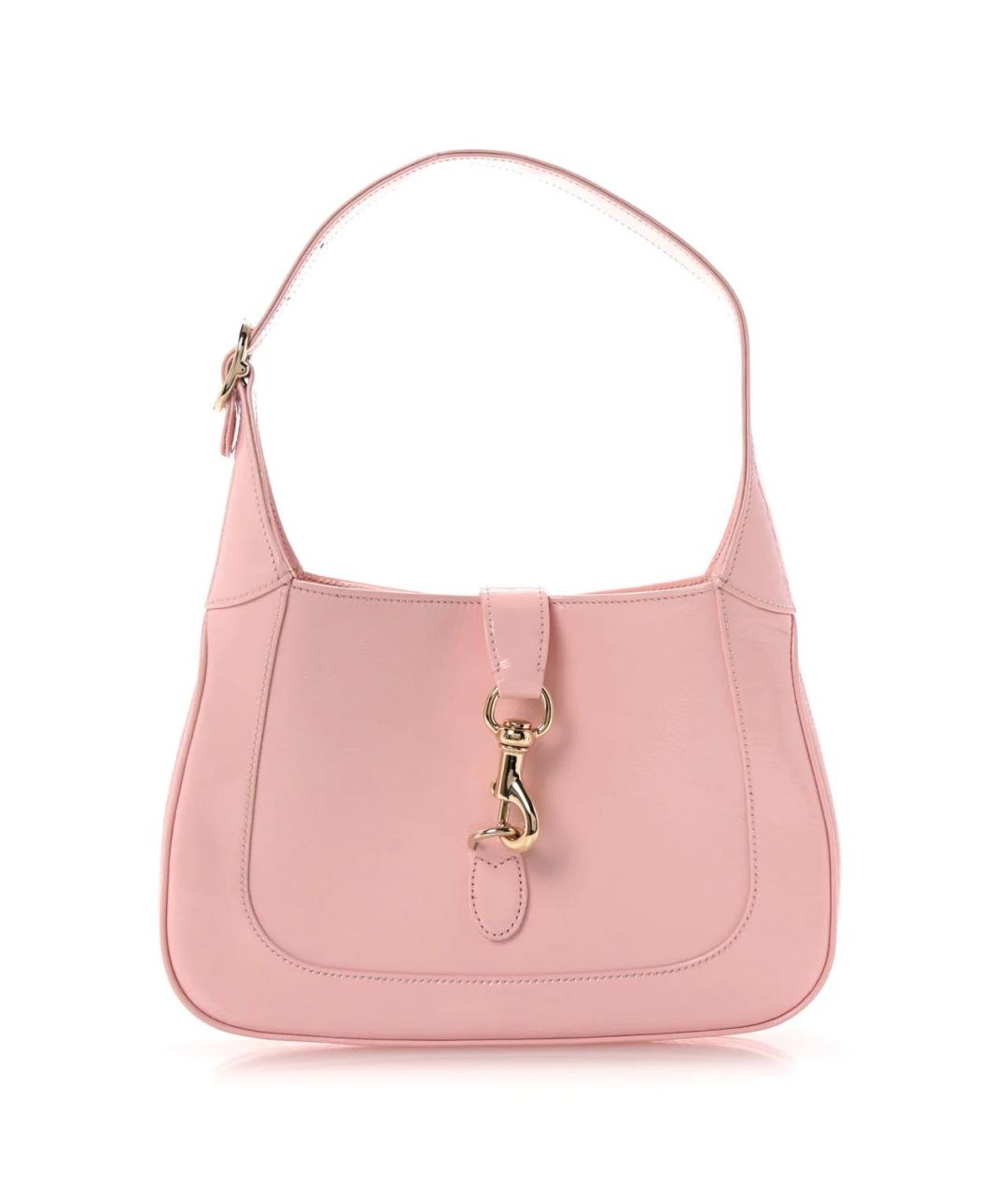 GUCCI Розовая кожаная сумка с короткими ручками, фото 9