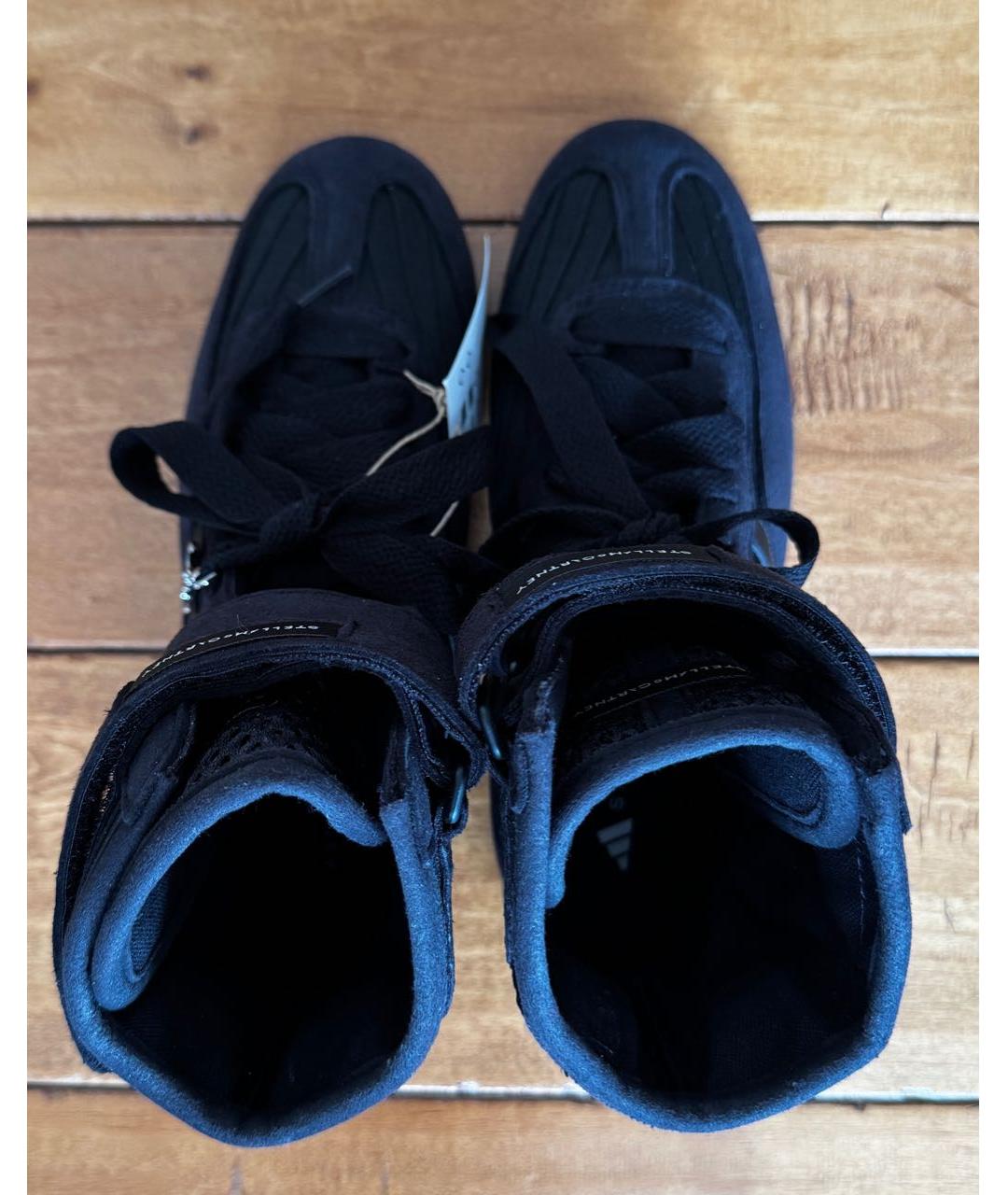 ADIDAS BY STELLA MCCARTNEY Черные замшевые кроссовки, фото 3