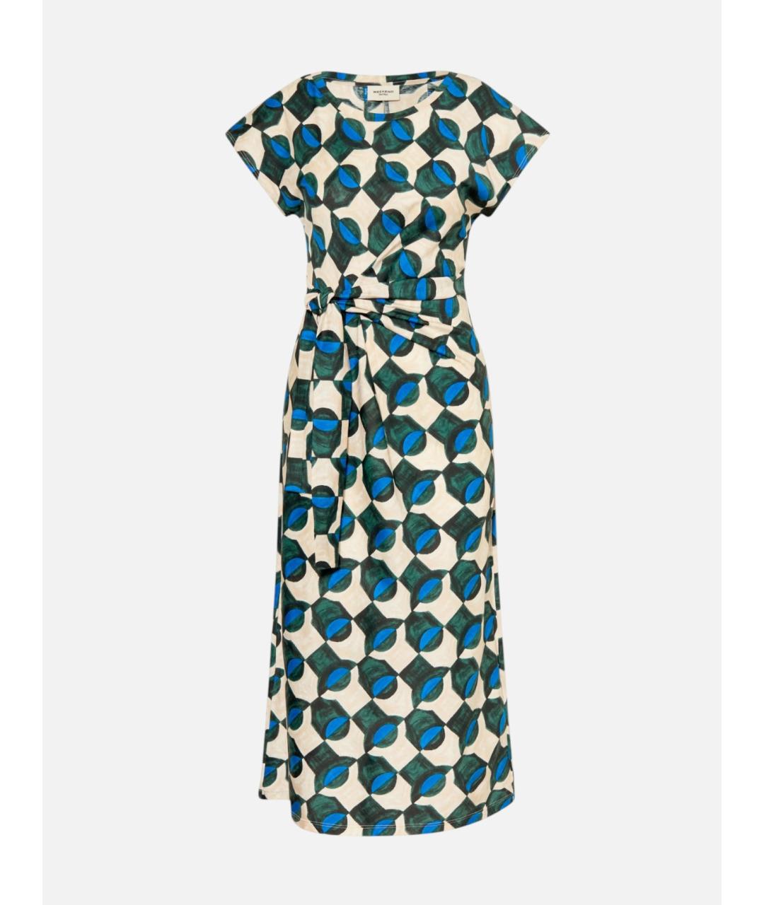 WEEKEND MAX MARA Мульти хлопковое повседневное платье, фото 1