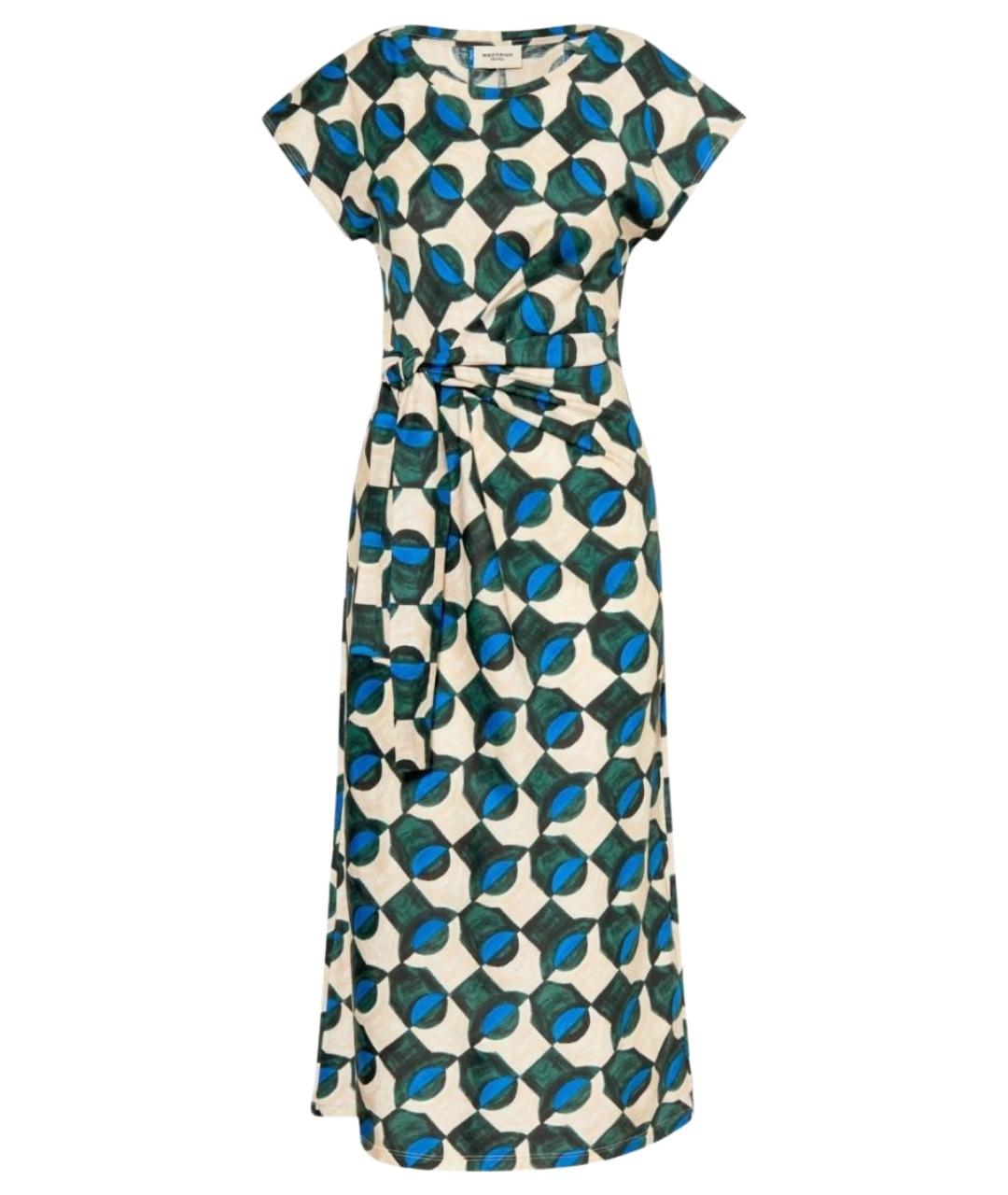 WEEKEND MAX MARA Мульти хлопковое повседневное платье, фото 1