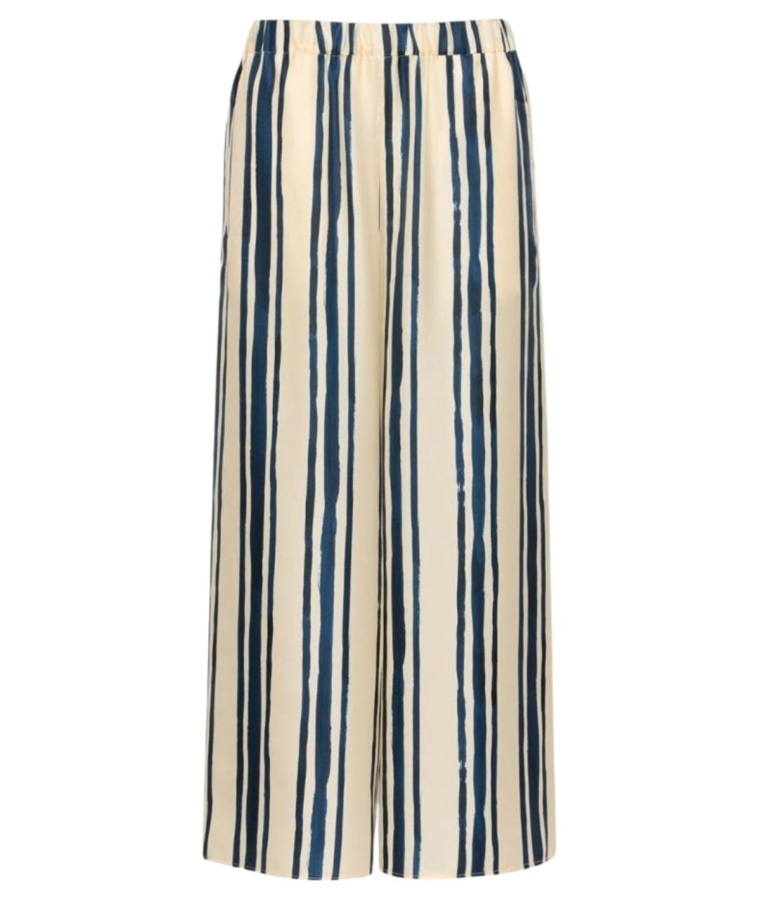 WEEKEND MAX MARA Мульти шелковые прямые брюки, фото 1
