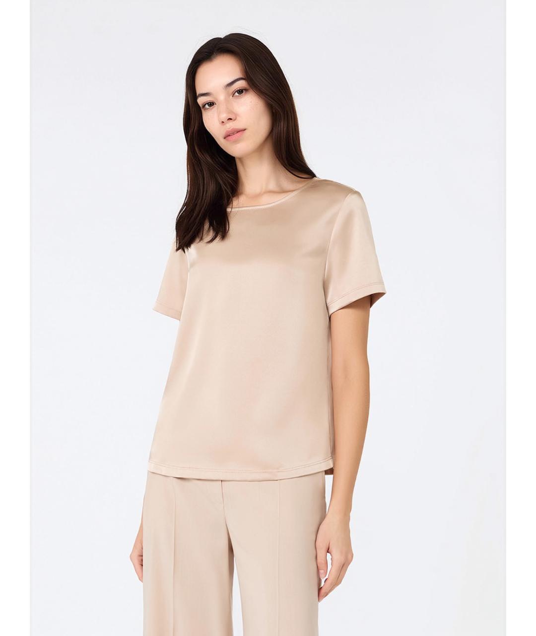 WEEKEND MAX MARA Розовая полиэстеровая блузы, фото 3